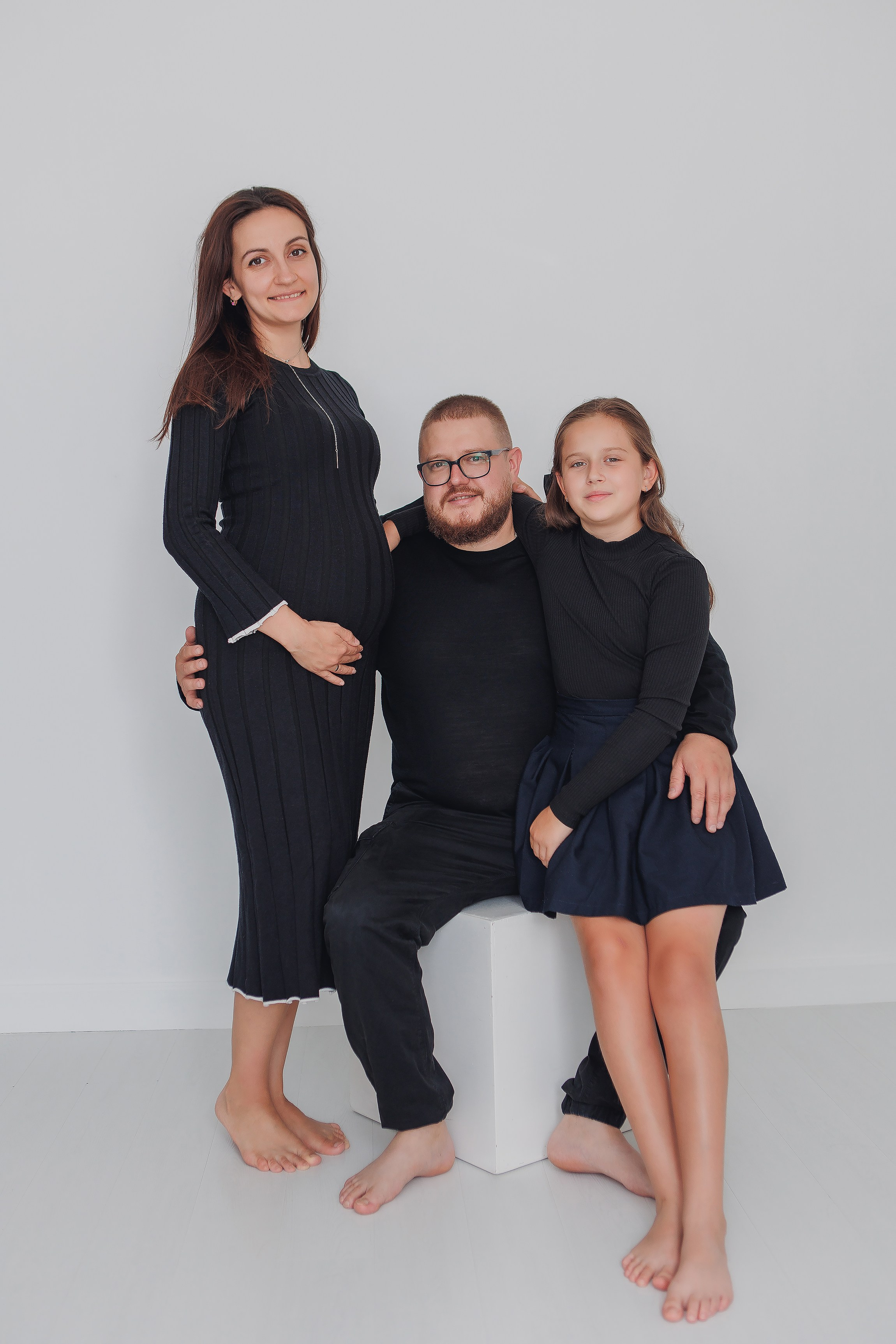 Фотосессия беременности в моей мини студии. Фотостудия СМУЗИ