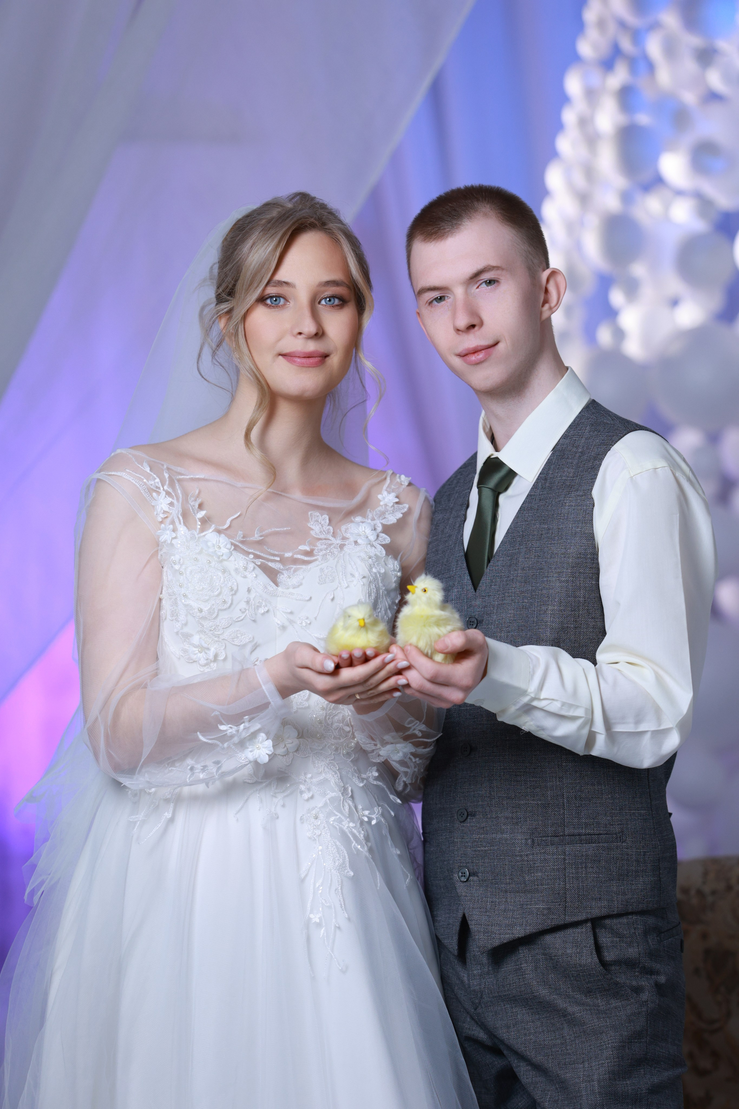Свадебная фотосессия в студии Крафт