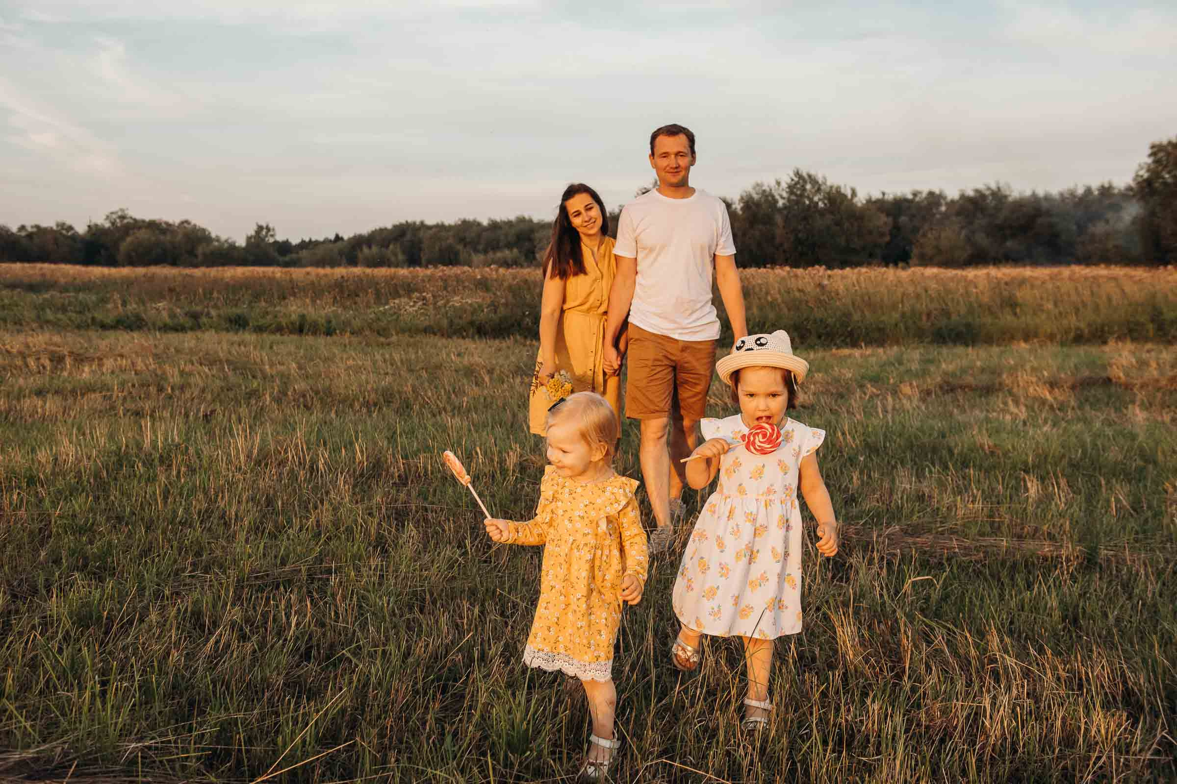 Ваня, Оля, Саша, Варя. Свадебный и семейный фотограф в Котласе Никита Попов