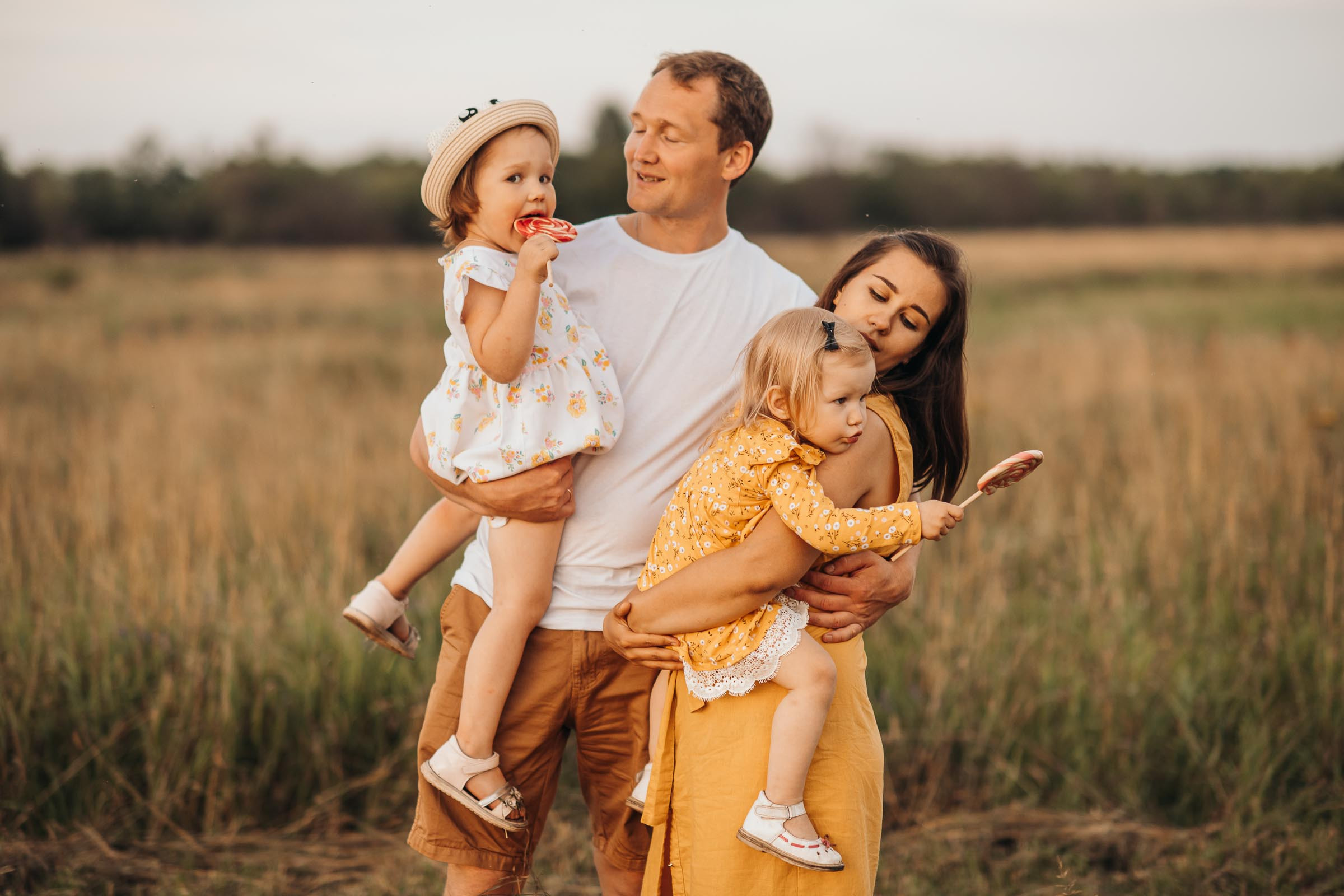 Ваня, Оля, Саша, Варя. Свадебный и семейный фотограф в Котласе Никита Попов