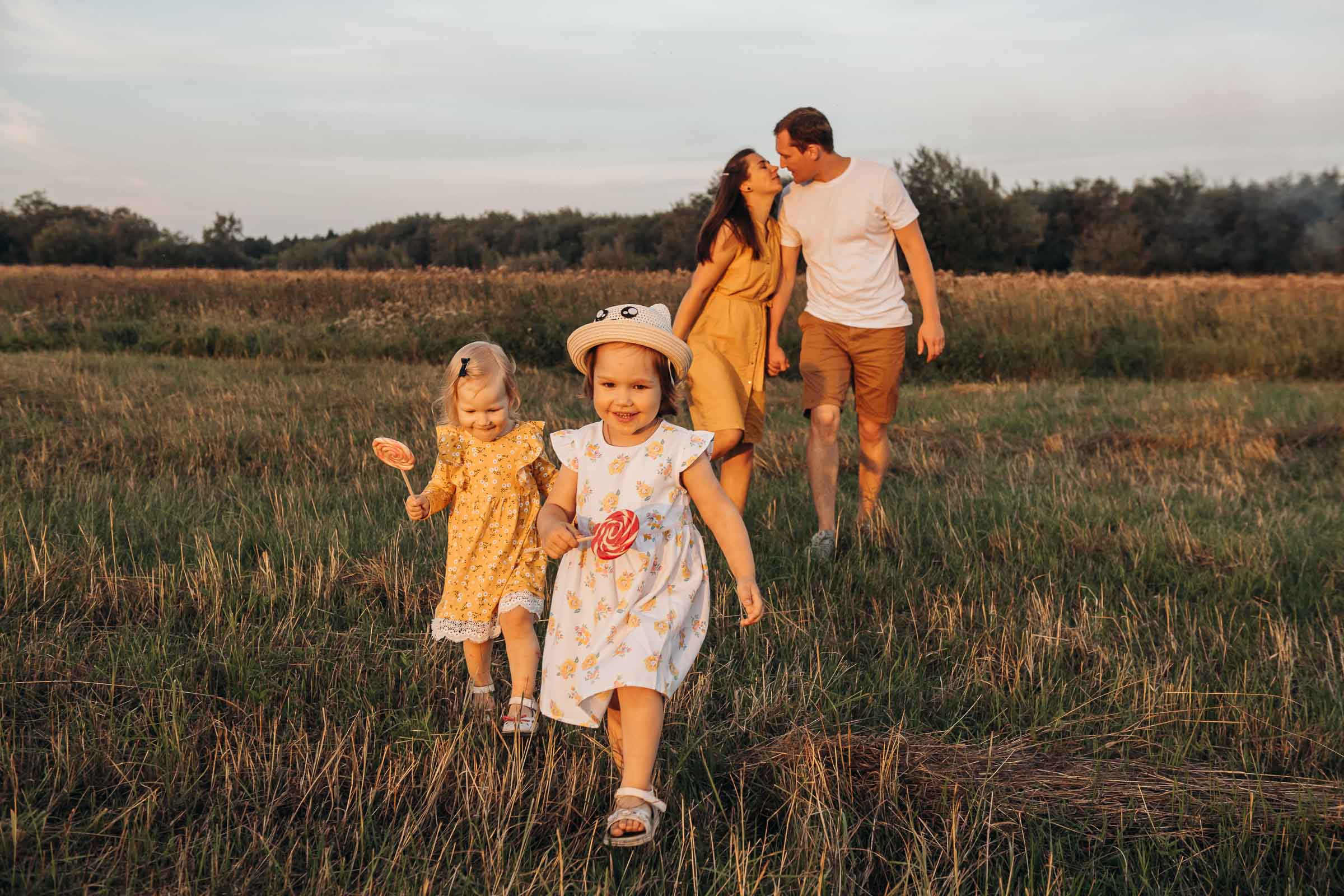 Ваня, Оля, Саша, Варя. Свадебный и семейный фотограф в Котласе Никита Попов