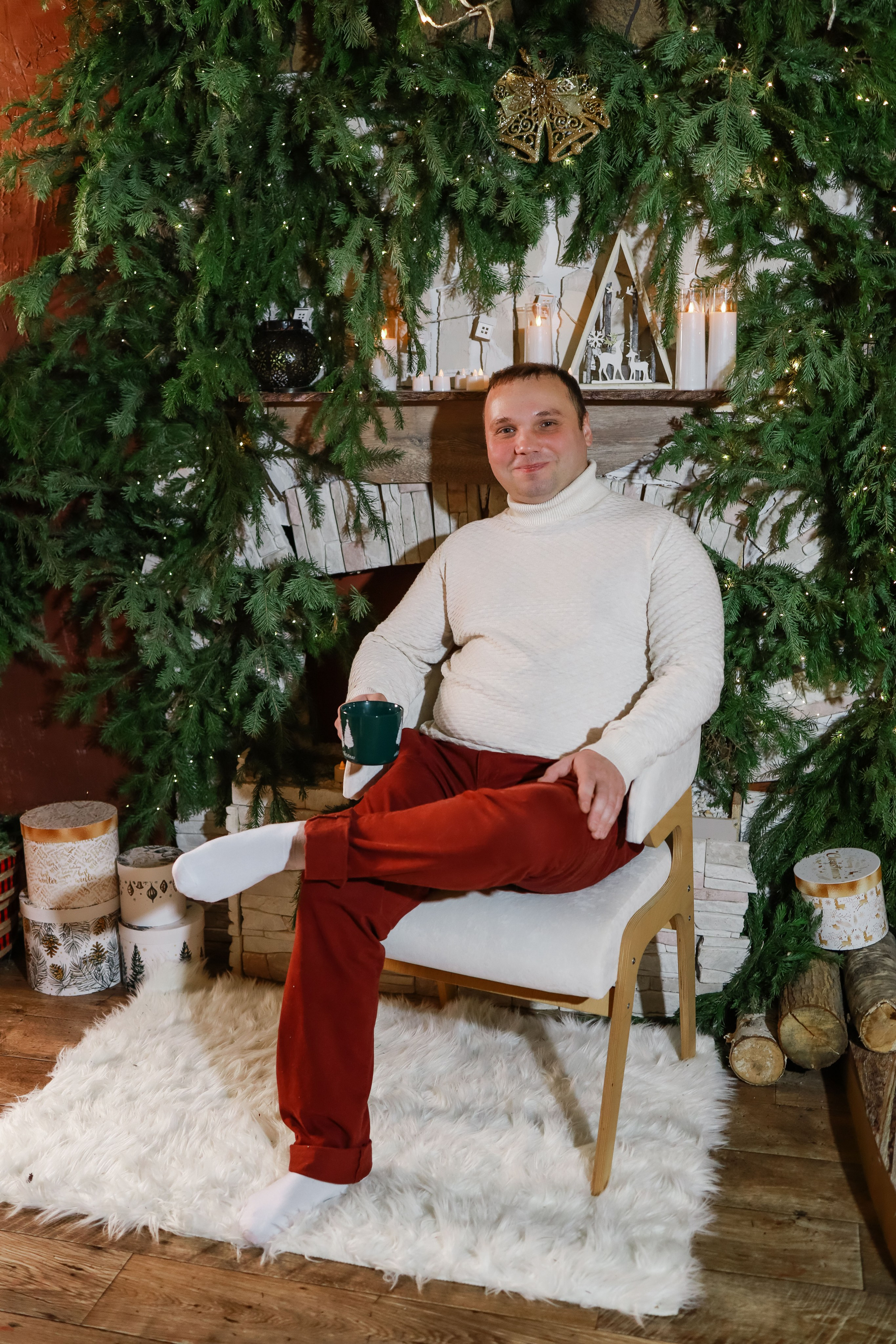 Новогодняя локация в стиле Шале. Иванова Ирина Свадебный и семейный фотограф г. Уфа