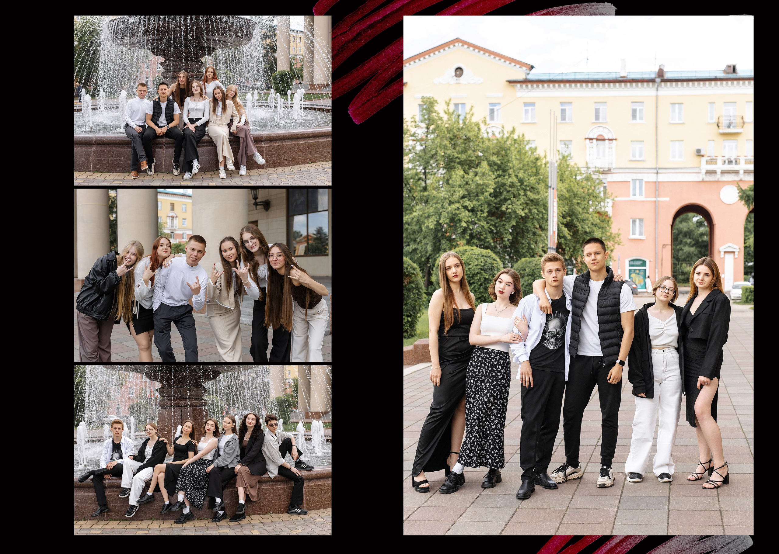 Альбом для 11 класса на 10 разворотов (3800). Proklassnoephoto