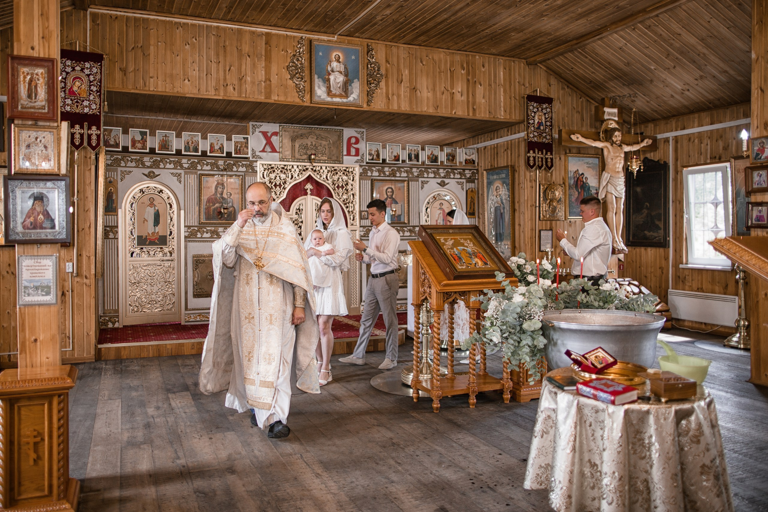 Таинство крещения. Семейный и детский фотограф в Москве Орешина Юлия