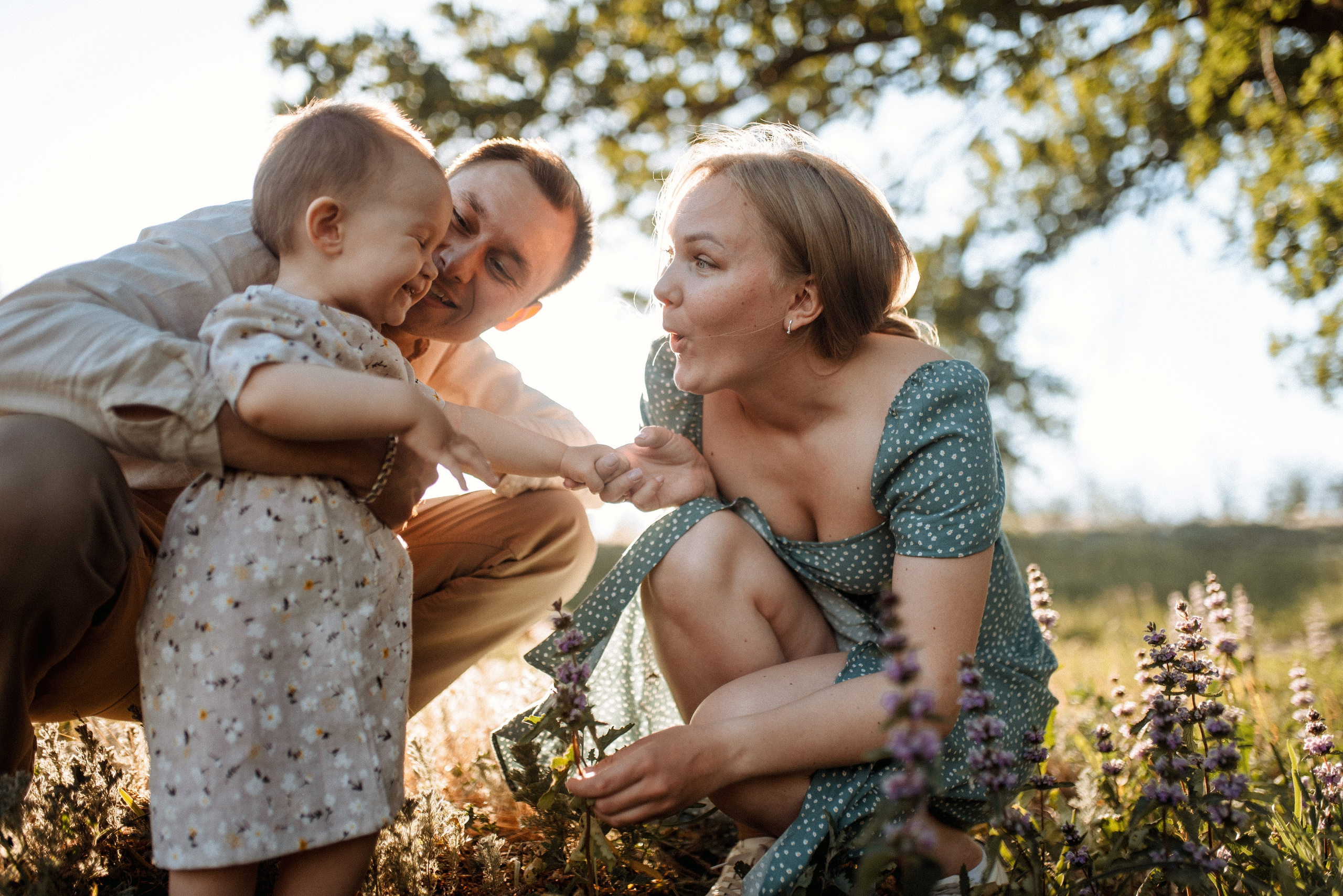 Трое в поле, не считая собаки. Семейный документальный фотограф в Волгограде Мариэта Додина