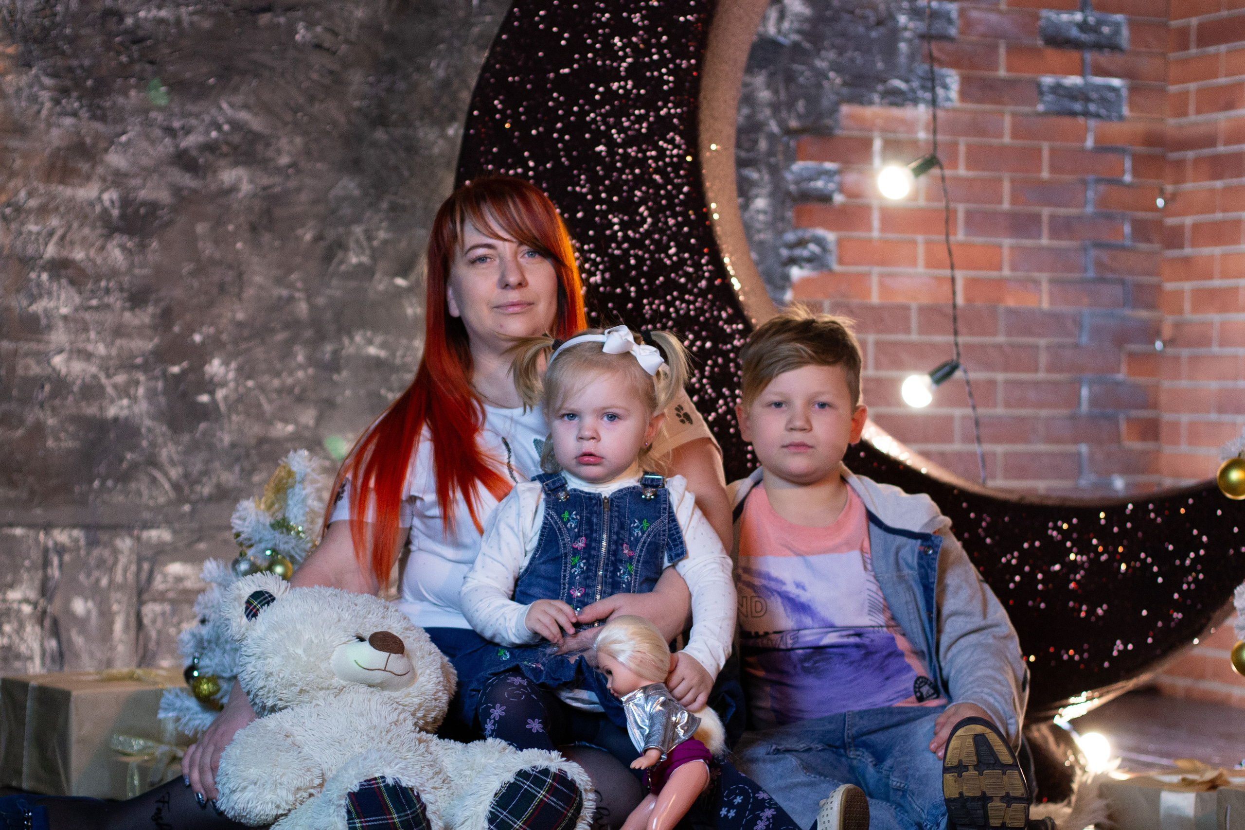 Братик, сестричка и мамочка). Фотограф Алёна Толмачева. Воронеж