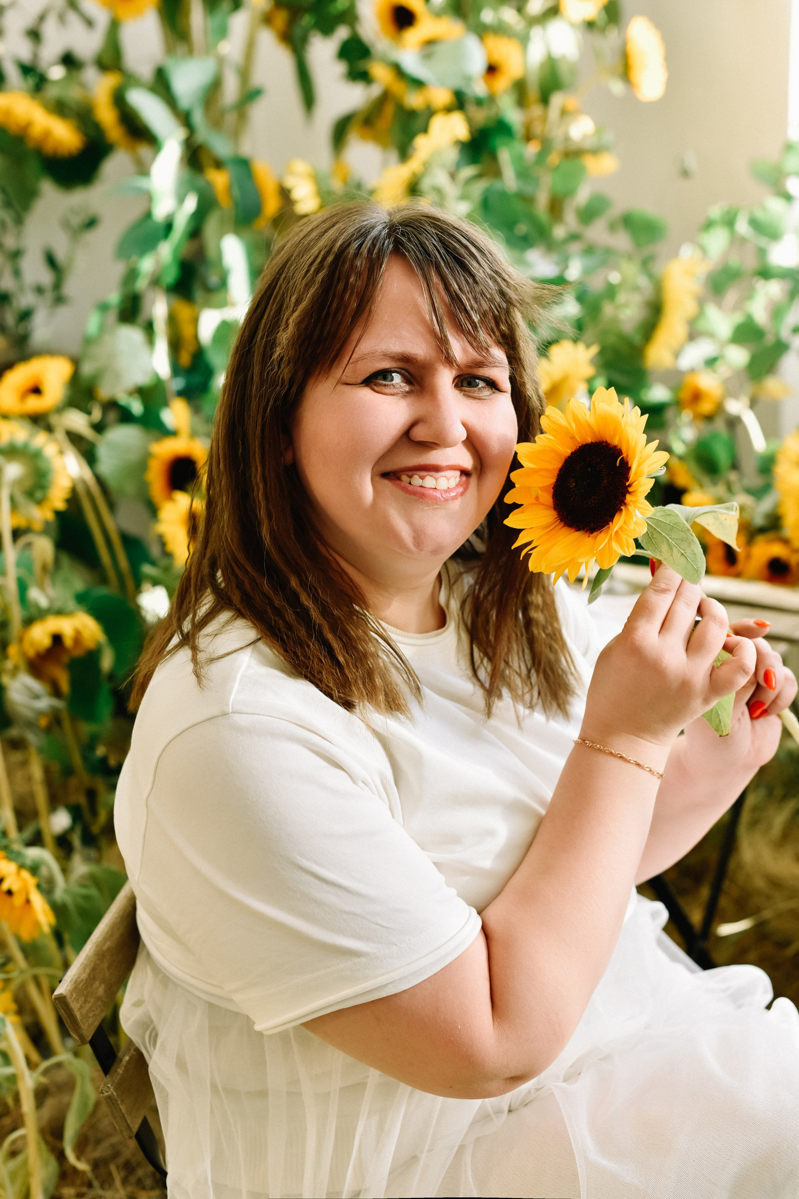 Анна подсолнухи