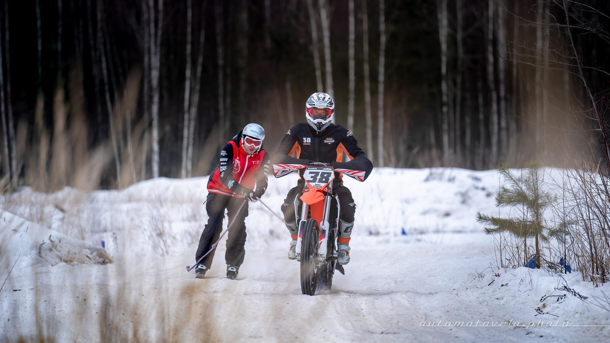 Скийоринг в Конаково 2024/25. 1 этап