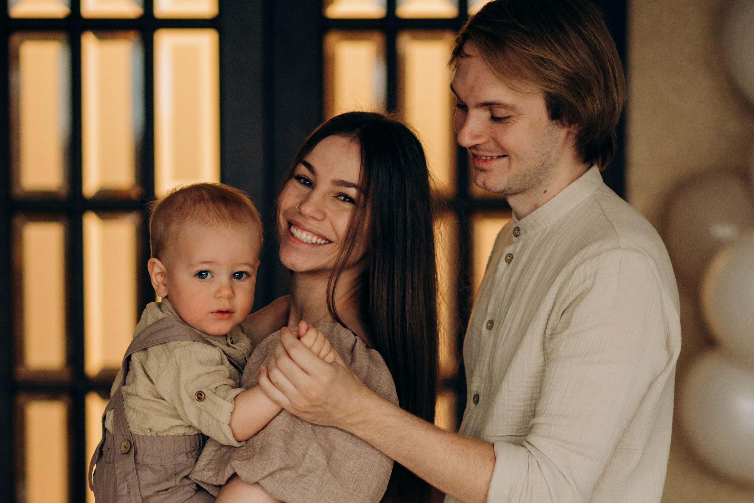 Домашняя фотосессия на годик. Семейный фотограф в Домодедово и Москве Елена Пичугина