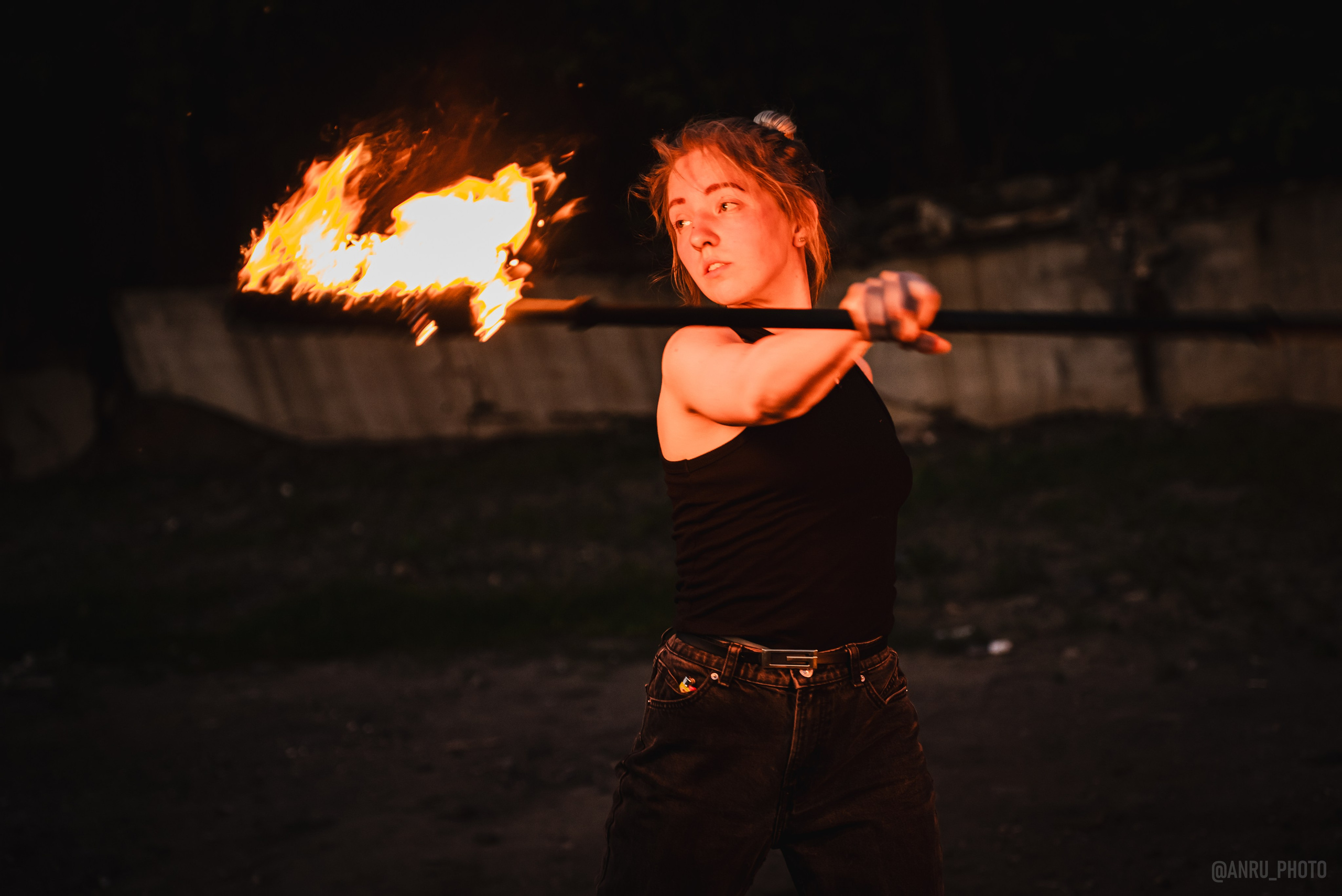 Огненная тренировка. Репортажный фотограф Анастасия Рубцова