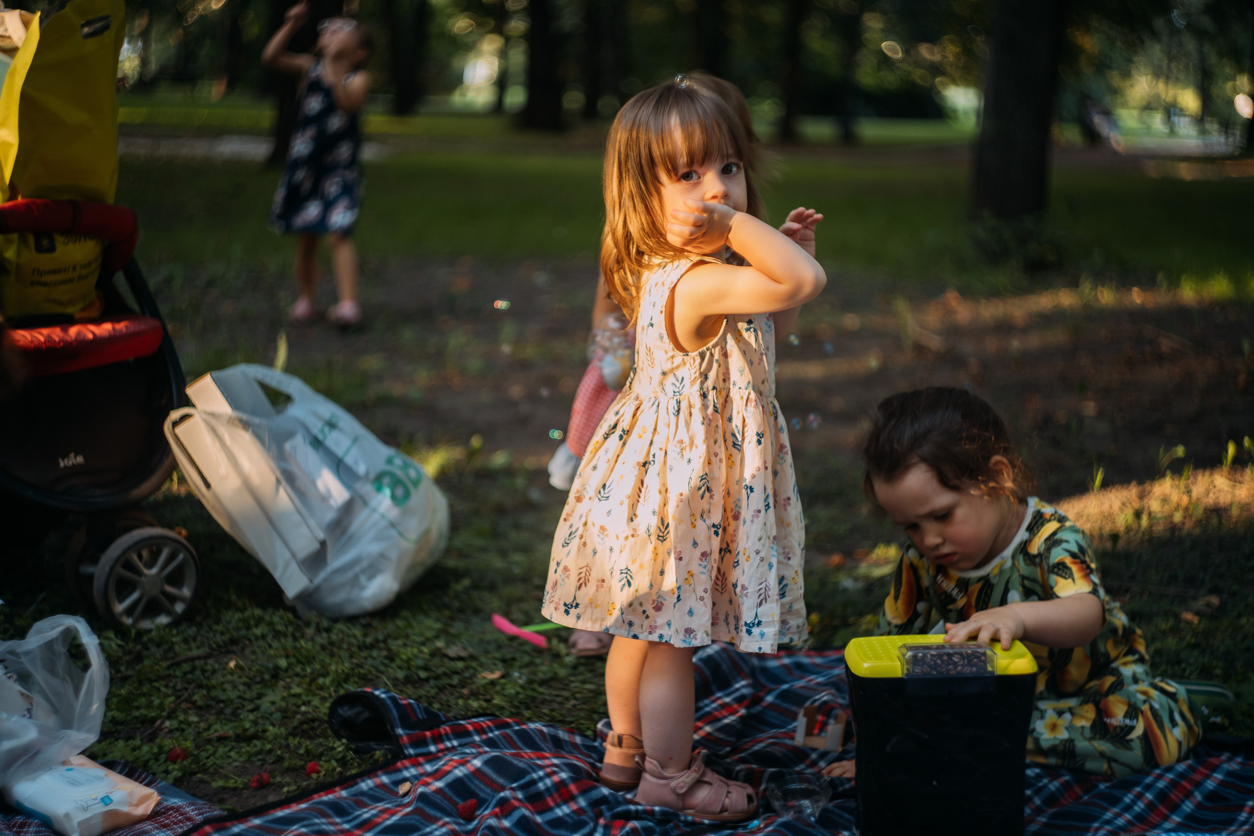 День рождения: пикник в парке. Семейный и детский фотограф в Москве