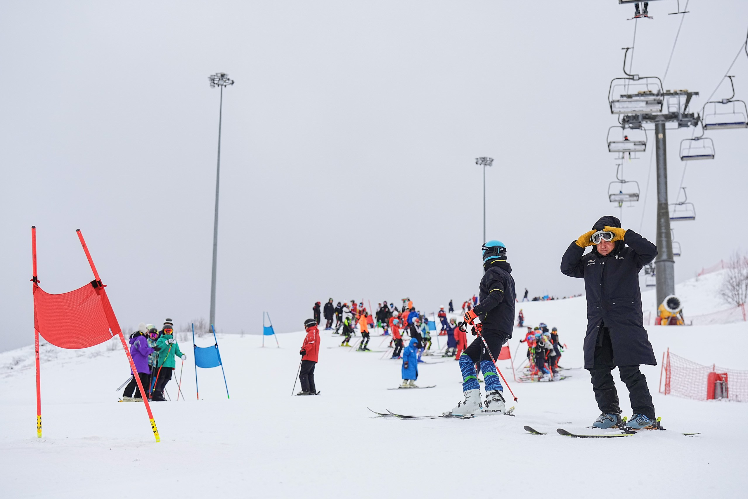 Горные лыжи. Первенство Центрального Федерального Округа. GS U16 Шуколово. Фотограф Студитский Евгений