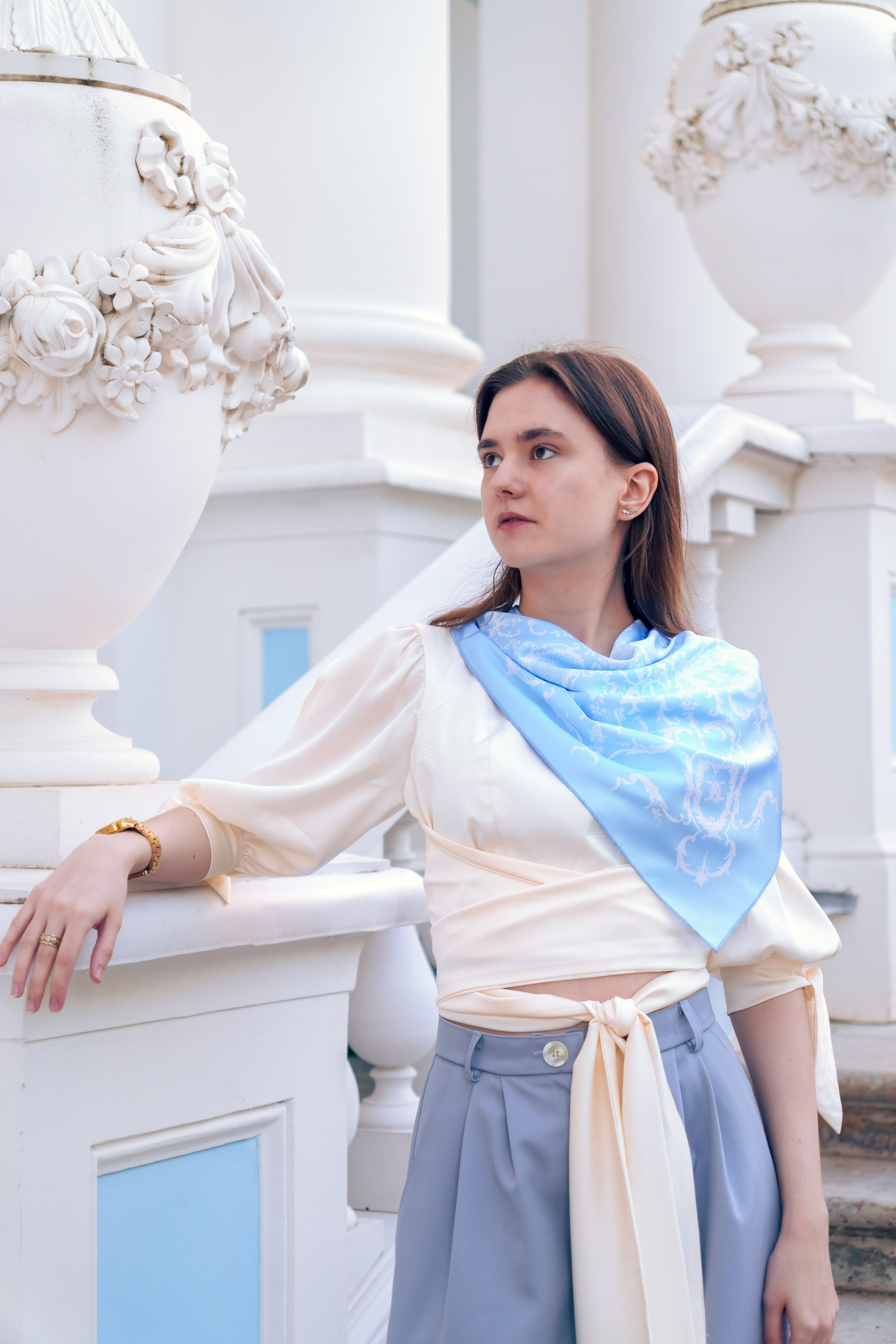 Коллекция платков Дарьи Ильичевой. Фотограф в Санкт-Петербурге Ибрагимова Алина