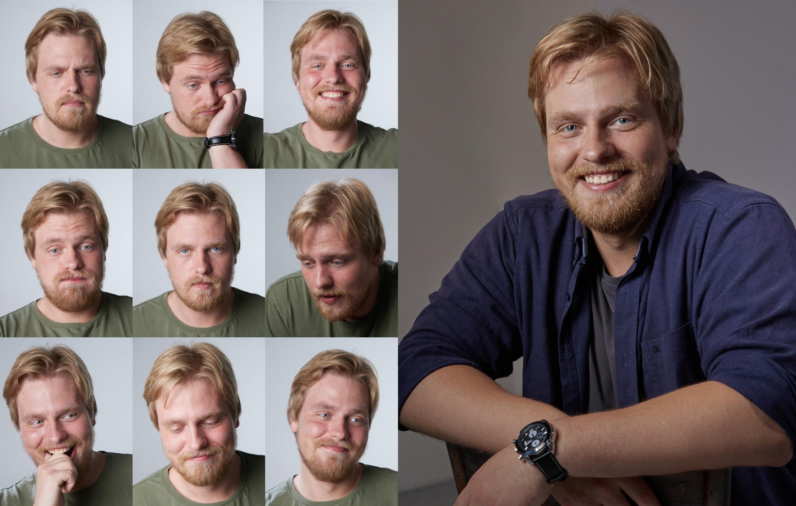 Актерское портфолио. Саша Лампочкин. Портретный фотограф в Москве