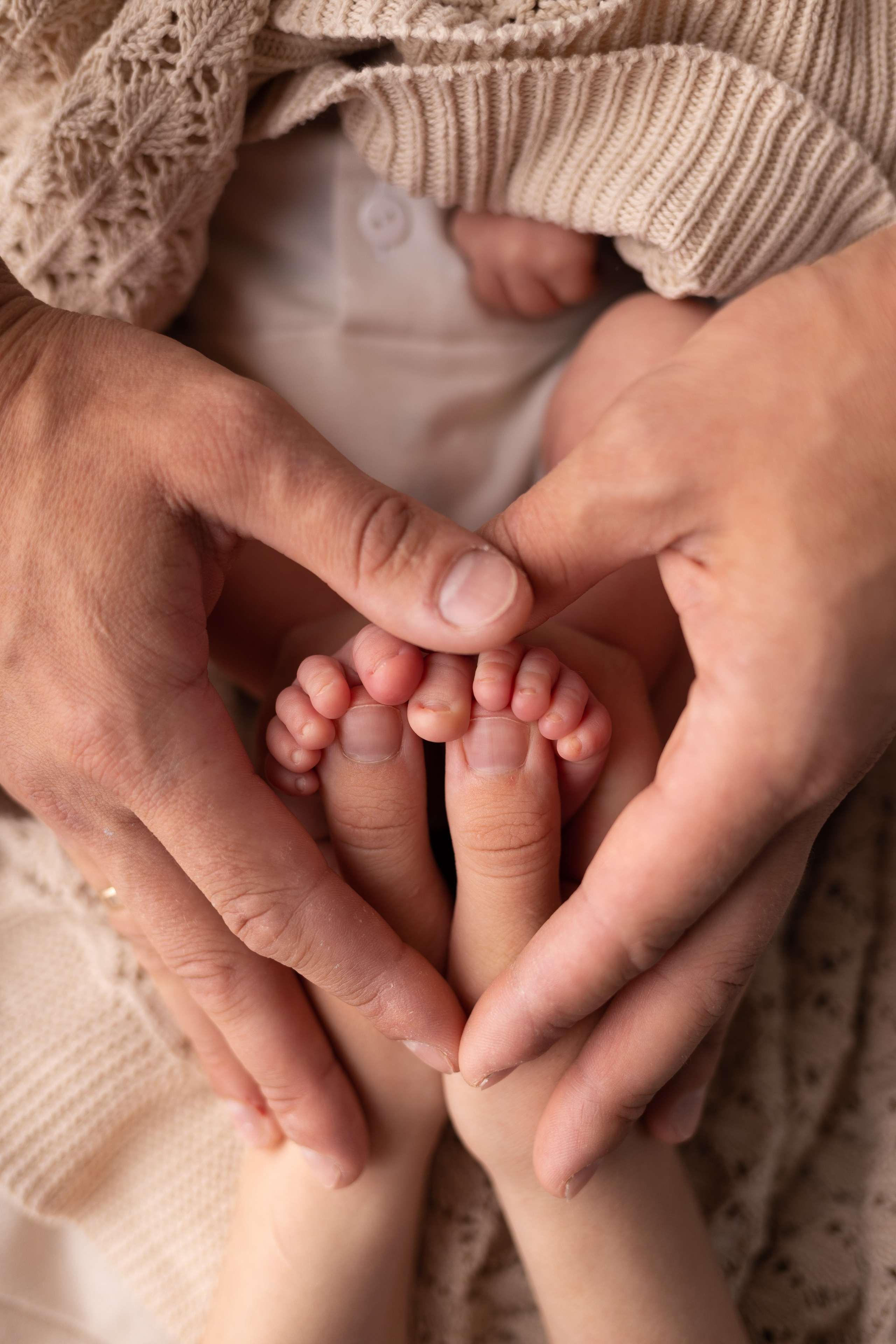 Newborn съемка в стиле Лайф. Фотограф новорожденных малышей в Омске и Омской области Эльвира Камаева