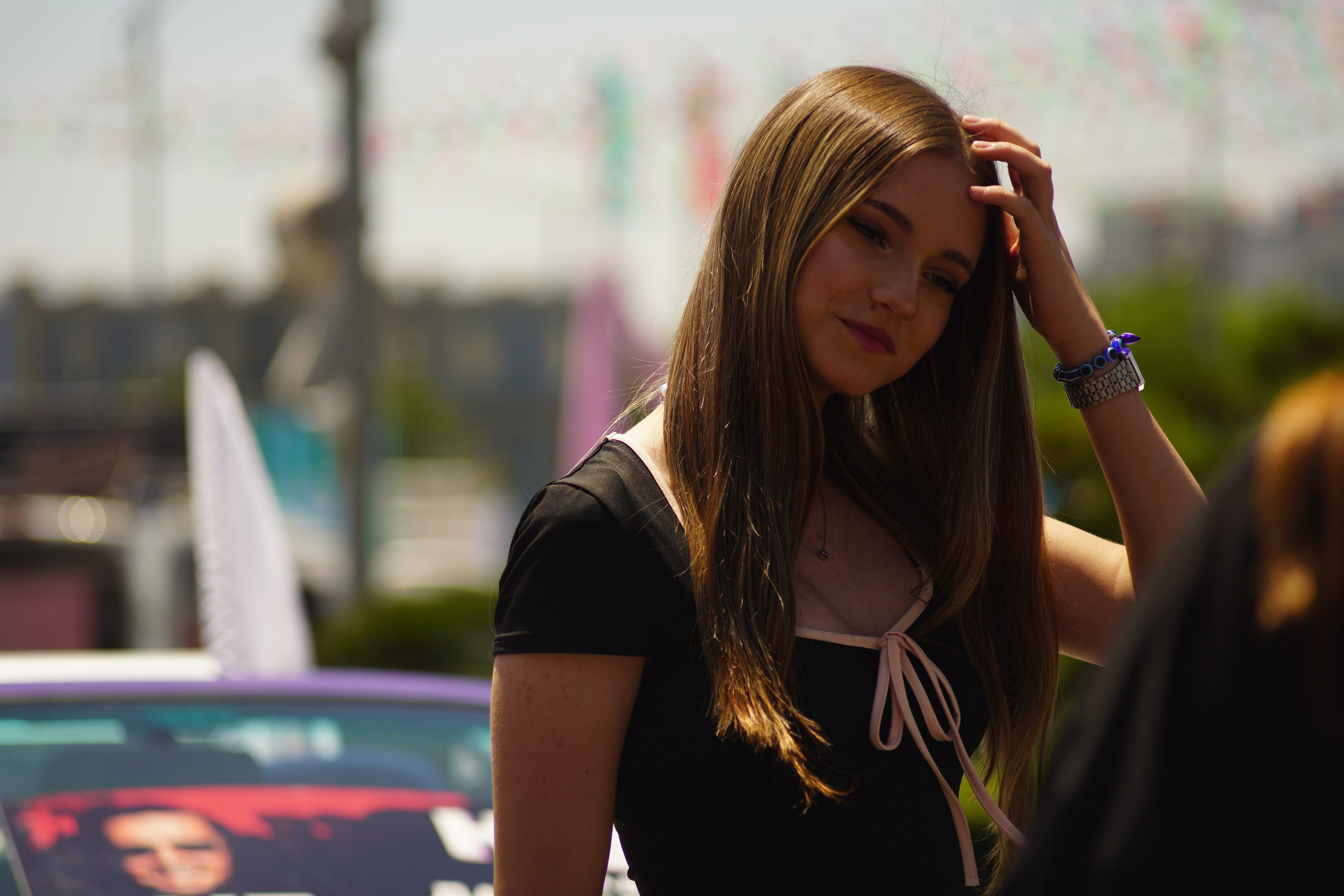 шатенка красотка