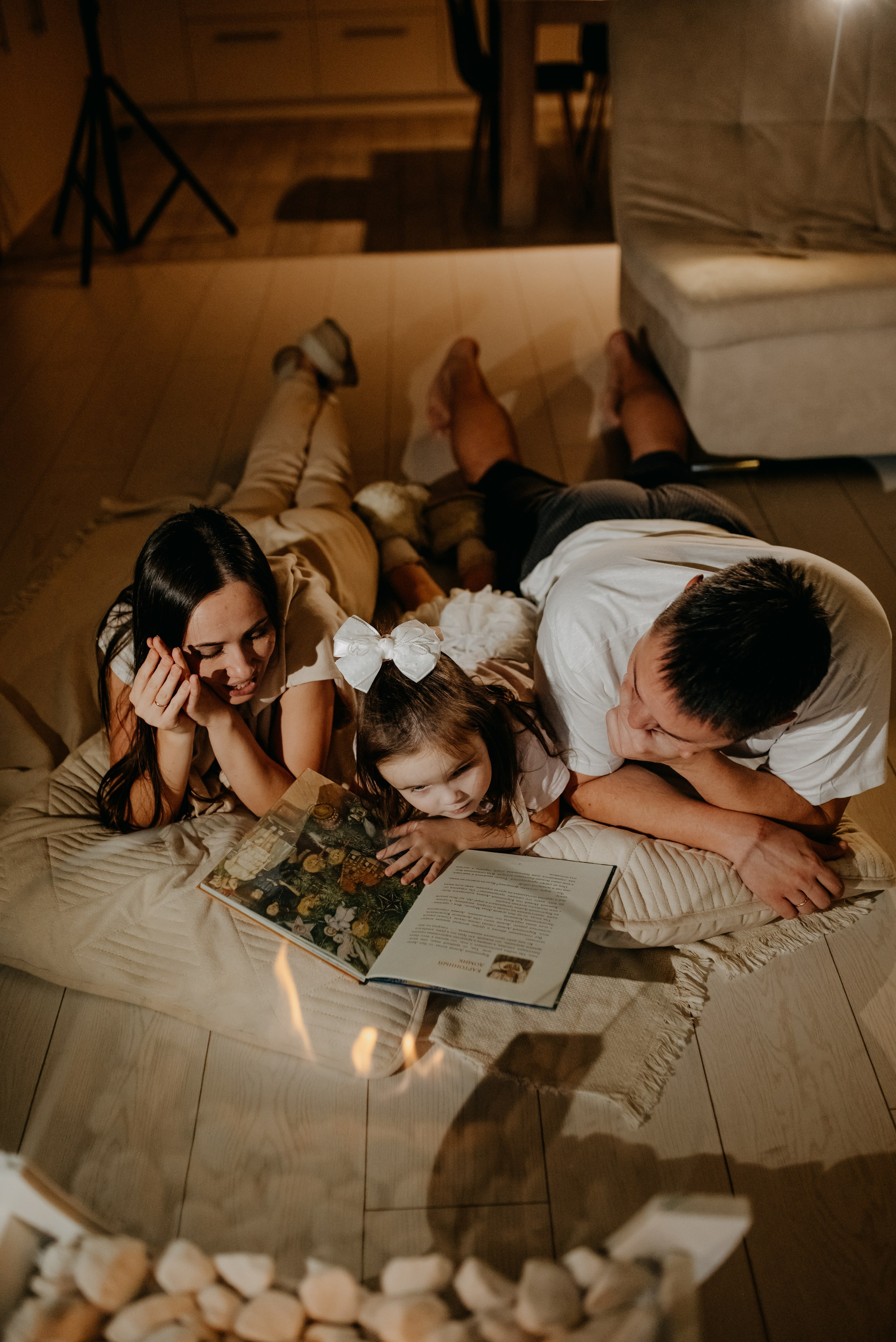 Новый год у камина. Семейный и детский фотограф в Туле