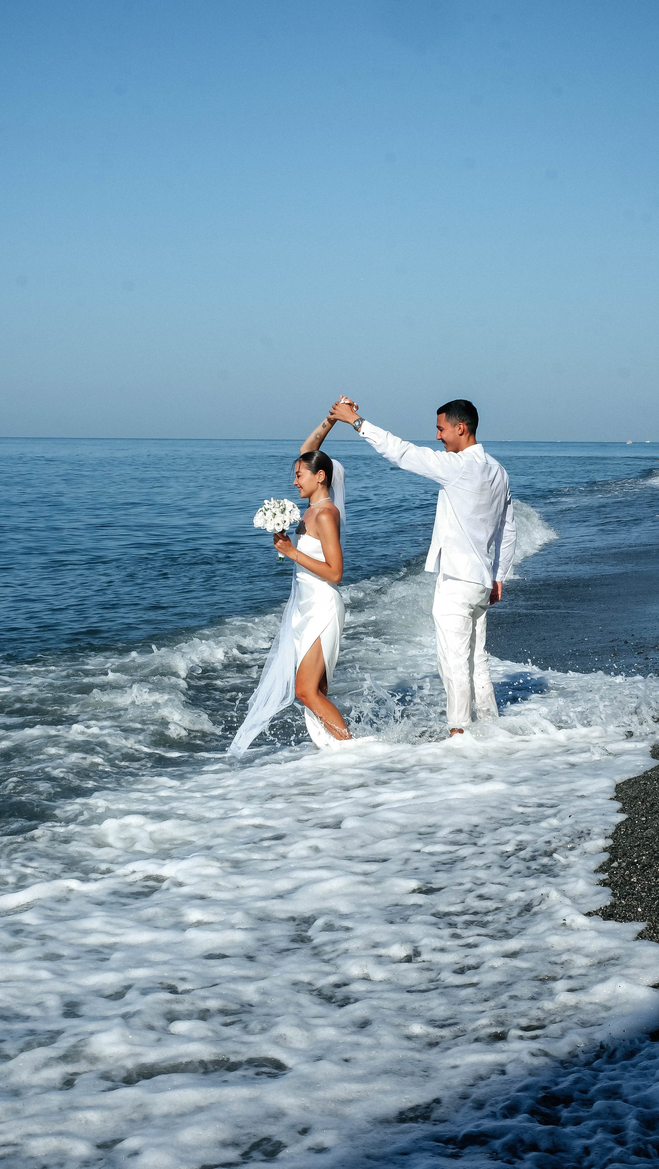 Свадебная фотосессия на море. Главная