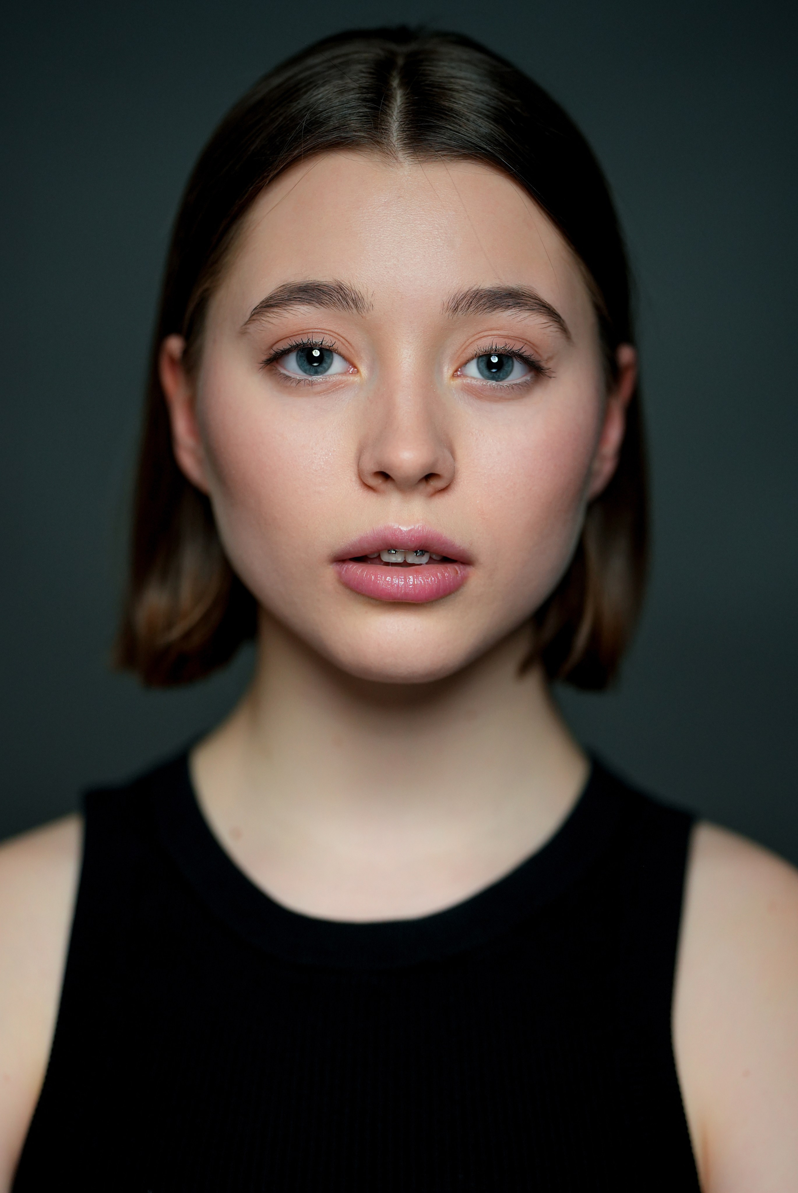 Актриса Настя Дробышева. Портретная съемка в Москве, студийный фотограф Игорь Фомин