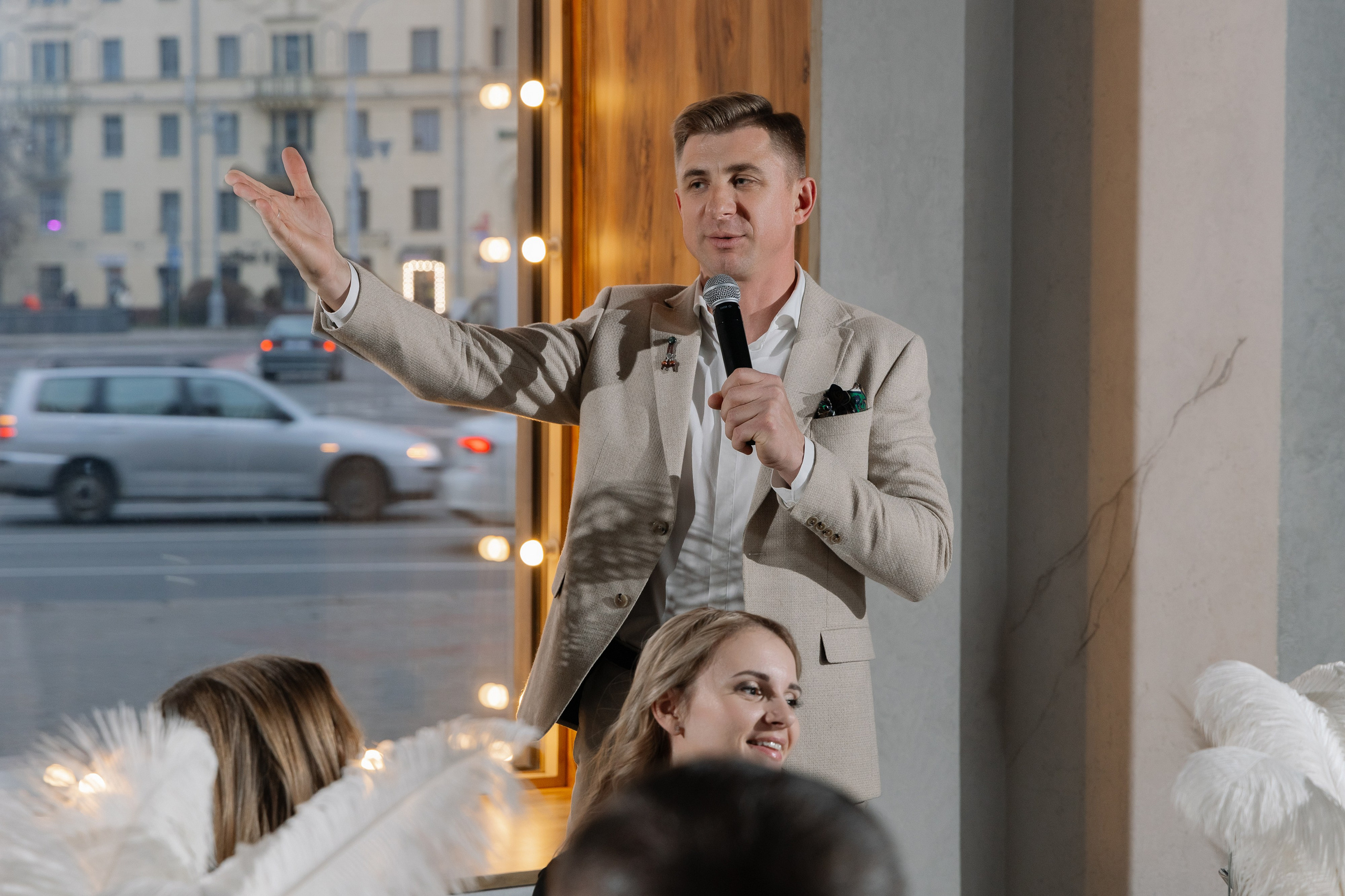 Фотосъемка юбилея в ресторане «Березка» в Минске. Свадебный фотограф в Минске/Беларуси Сергей Спиридонов