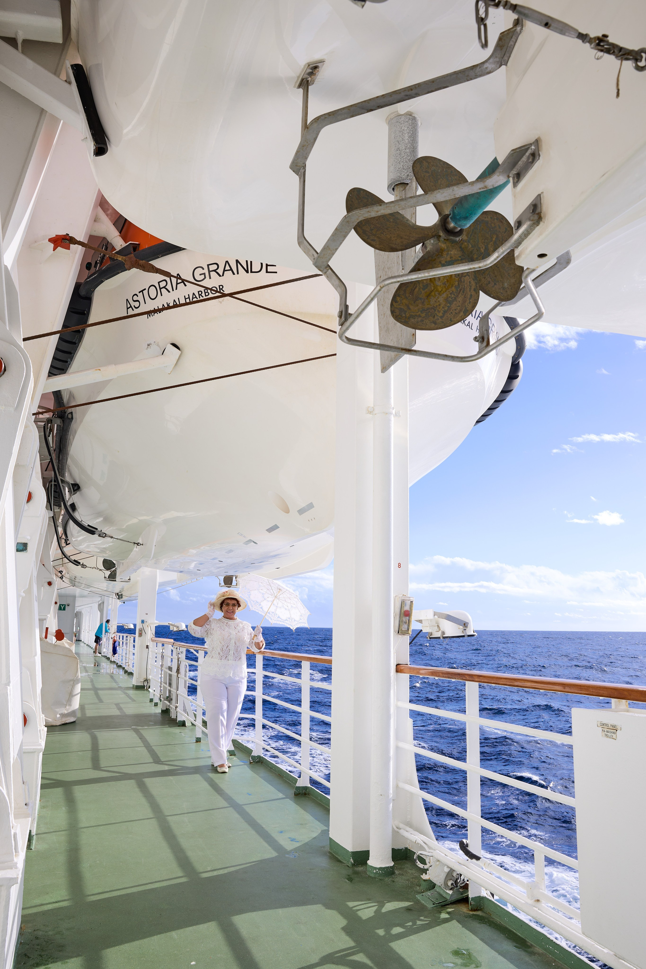 Фотосессии на судне. Фото департамент круизного лайнера Астория Гранде