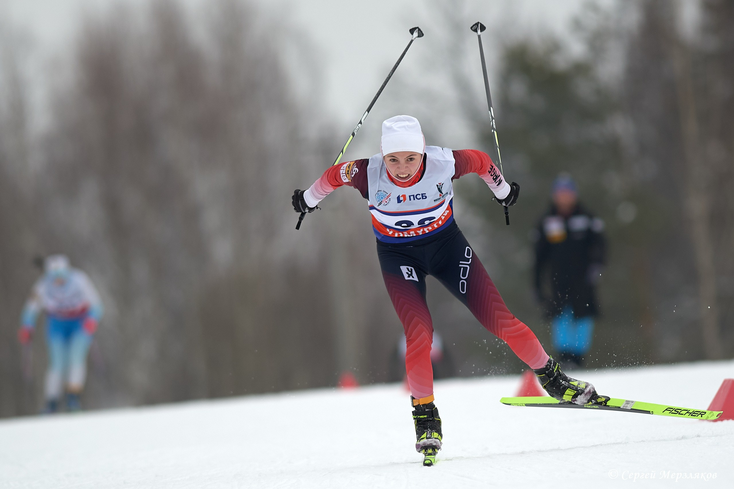 Всероссийские соревнования по лыжным гонкам на призы ЗМС Галины Кулаковой. Спортивный репортажный фотограф в Ижевске Сергей Мерзляков