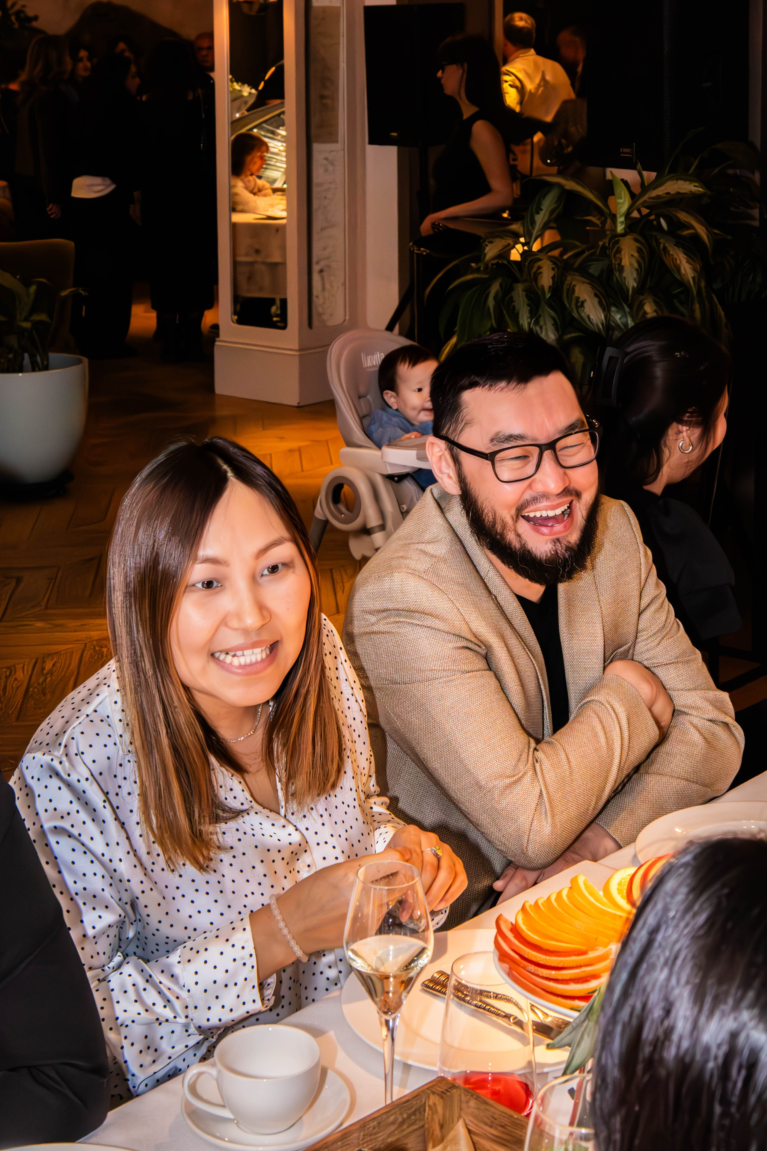 Съёмка в ресторане на День рождения для Булата. Семейный и свадебный фотограф в Москве и Домодедово Анна Авилочкина