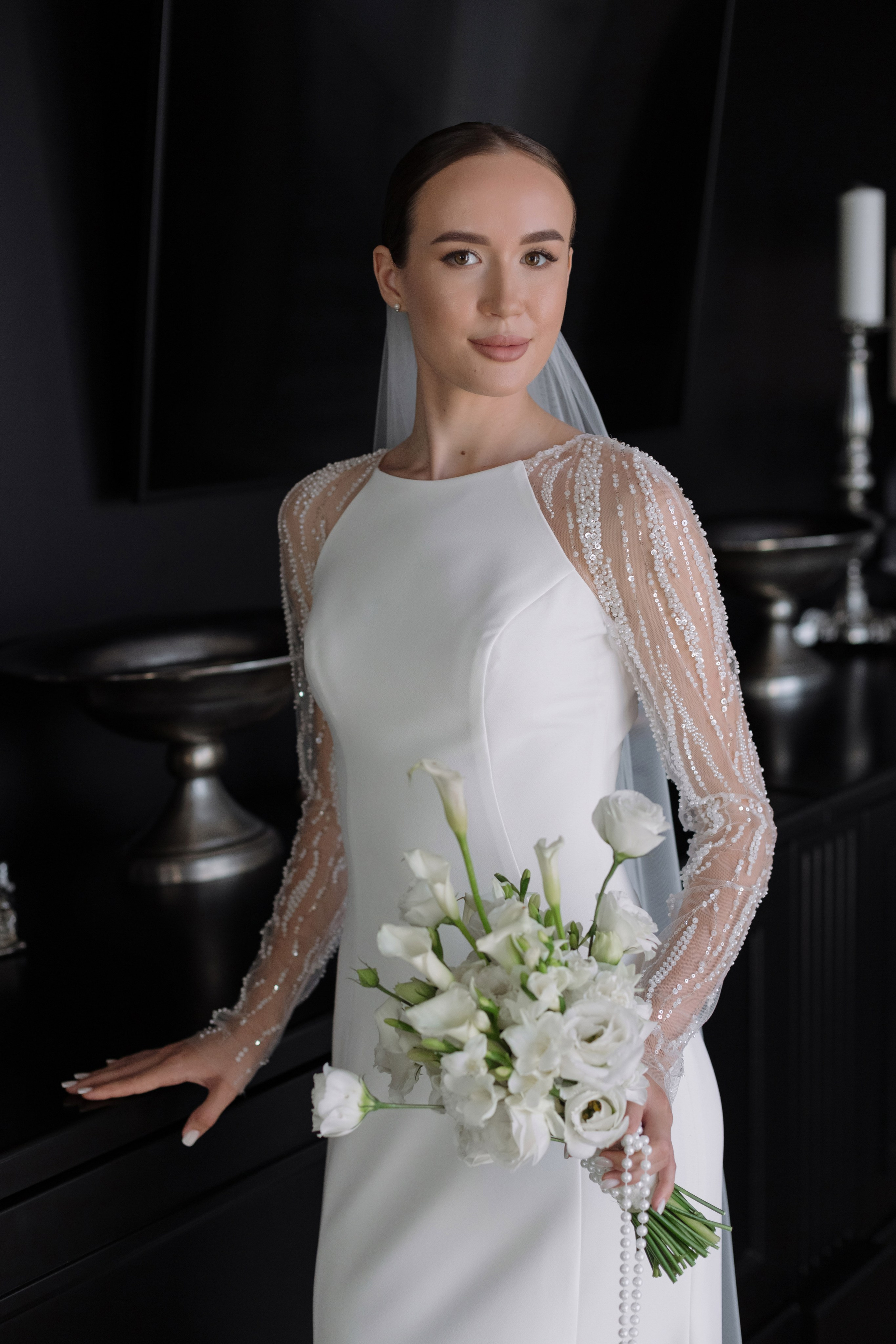 Элегантный портрет невесты в свадебном платье в Golden Horse, Таганрог