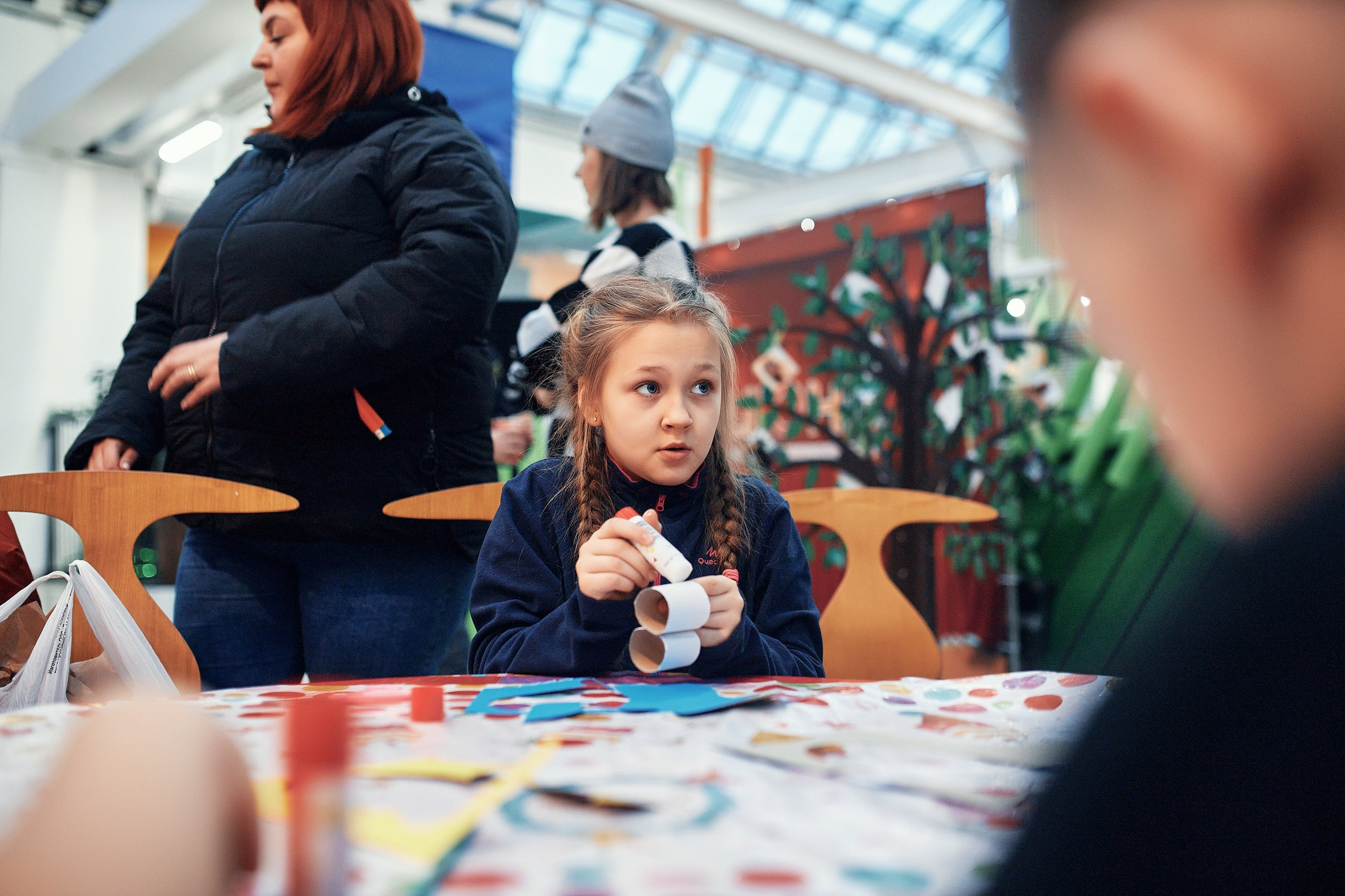 Детский новогодний праздник в ТЦ Июнь. Семейный и репортажной фотограф в Красноярске и Москве Виктор Бабинцев