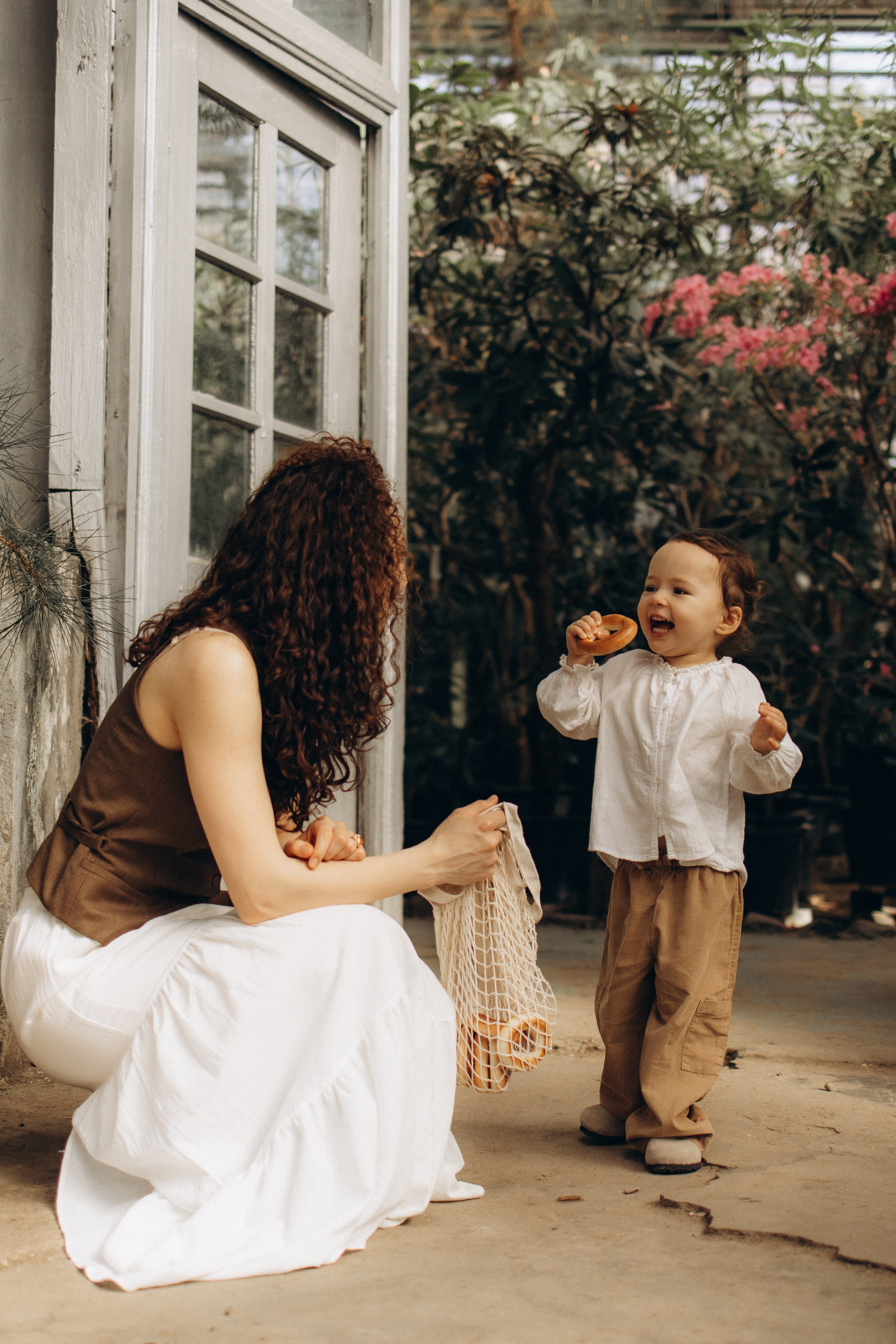 Прогулка по оранжерее. Семейный фотограф в Москве Ксения Аганина