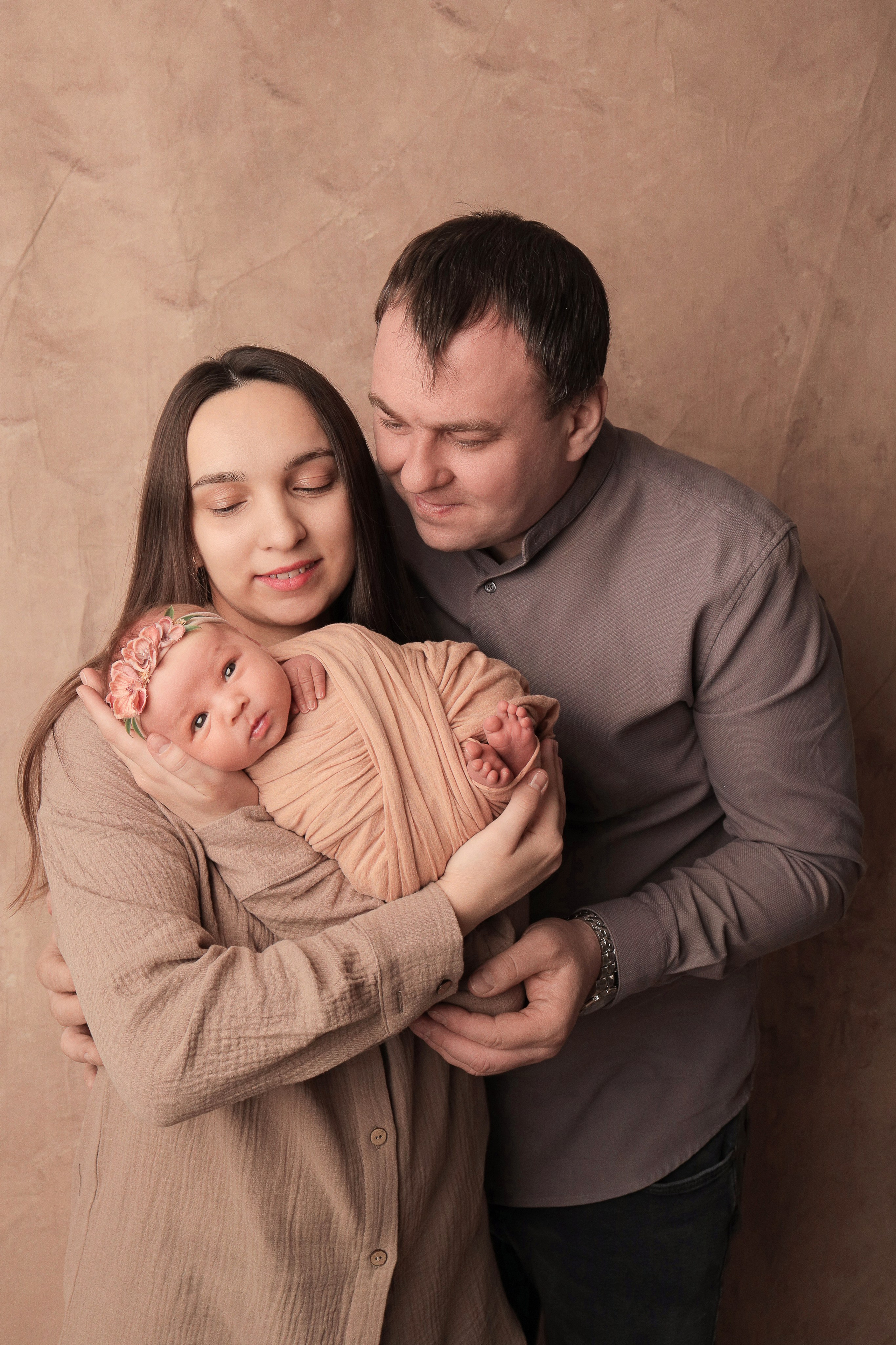 Юленька, 17 дней. Фотограф новорожденных в Новокузнецке Анна Горошникова
