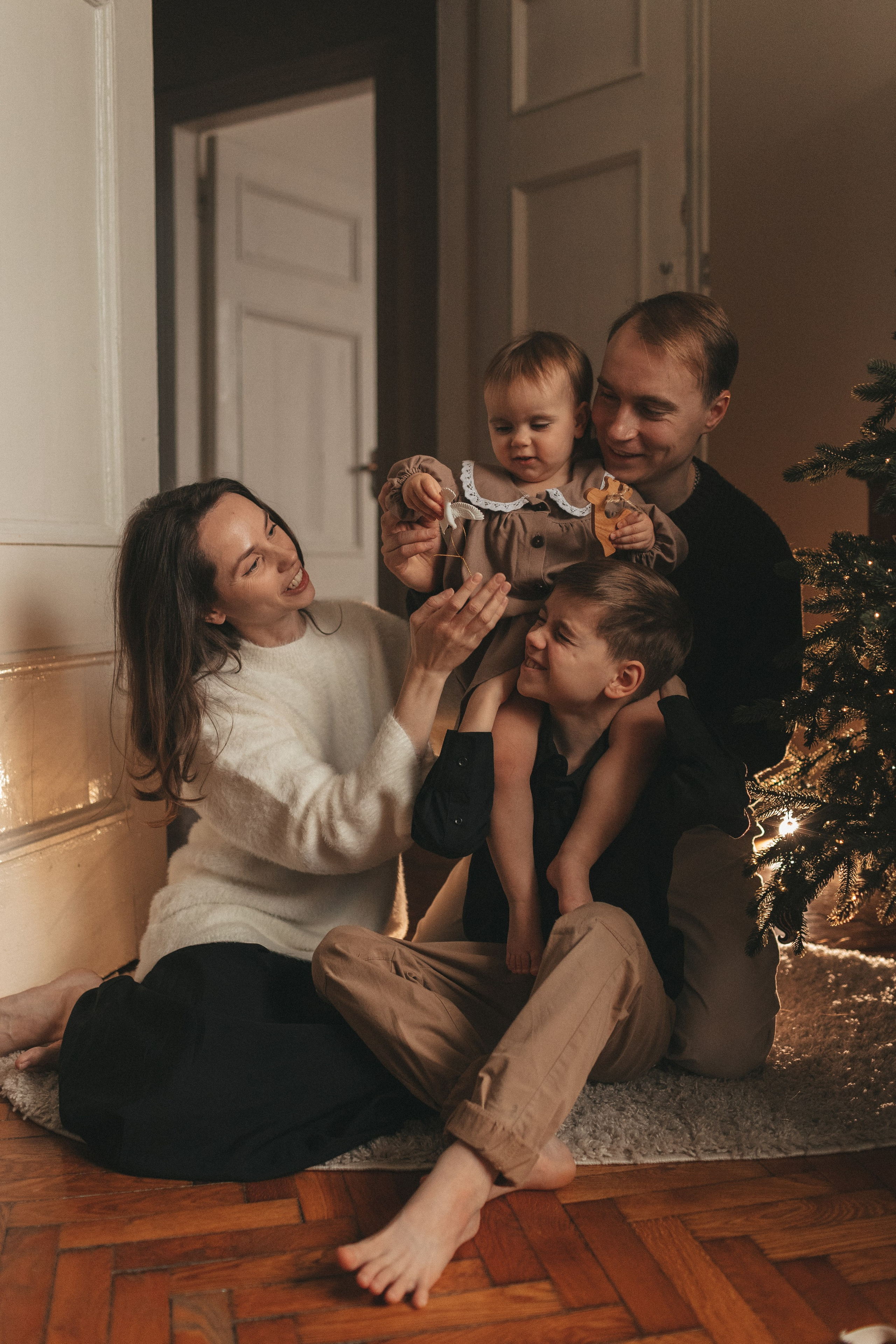 Новогоднее волшебство. Семейный фотограф в Москве