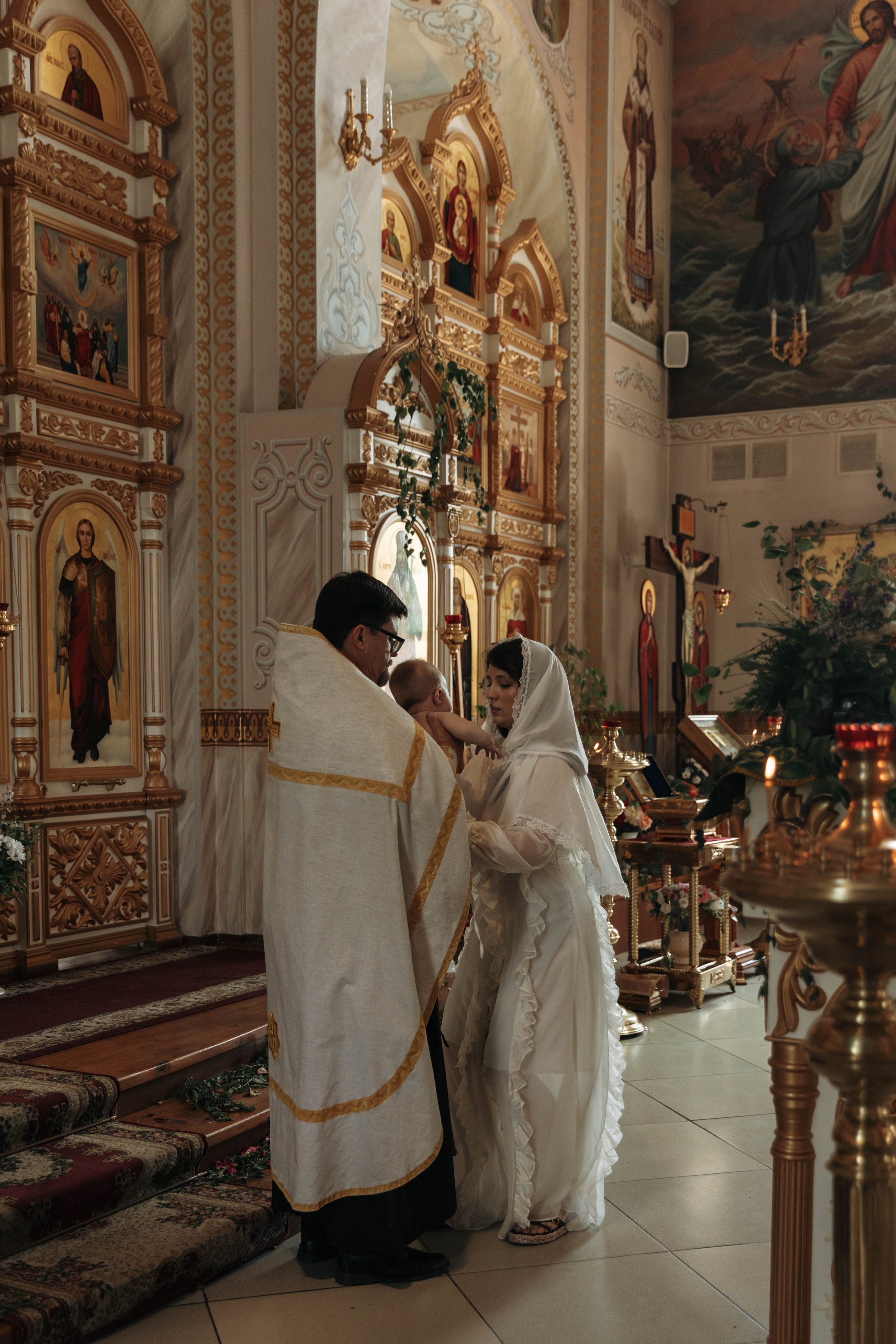 Таинство Крещения Льва. Фотограф Сальск Катерина
