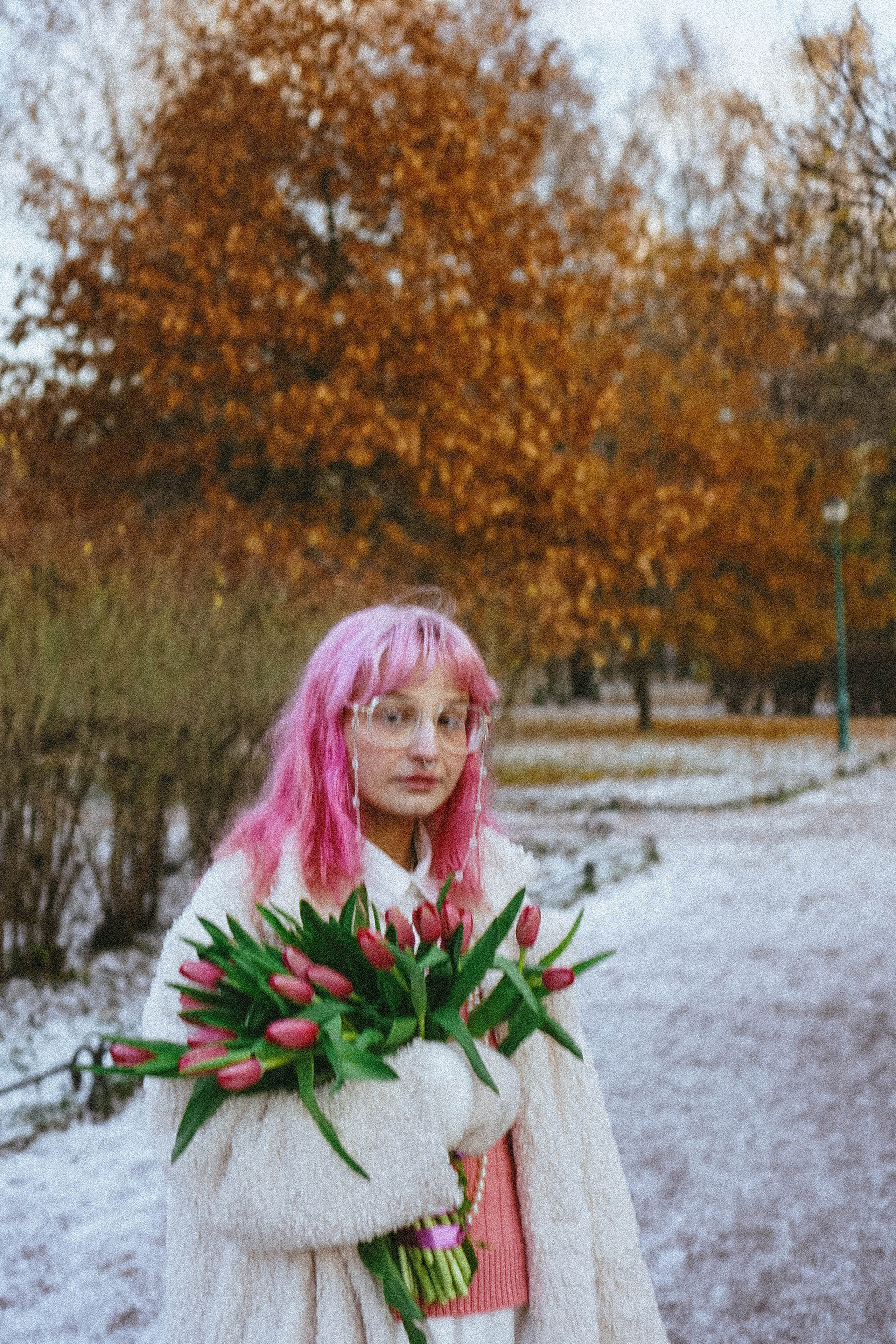 Прогулочная фотосессия с тюльпанами. Профессиональный фотограф, Санкт-Петербург — Виктория Богомолова