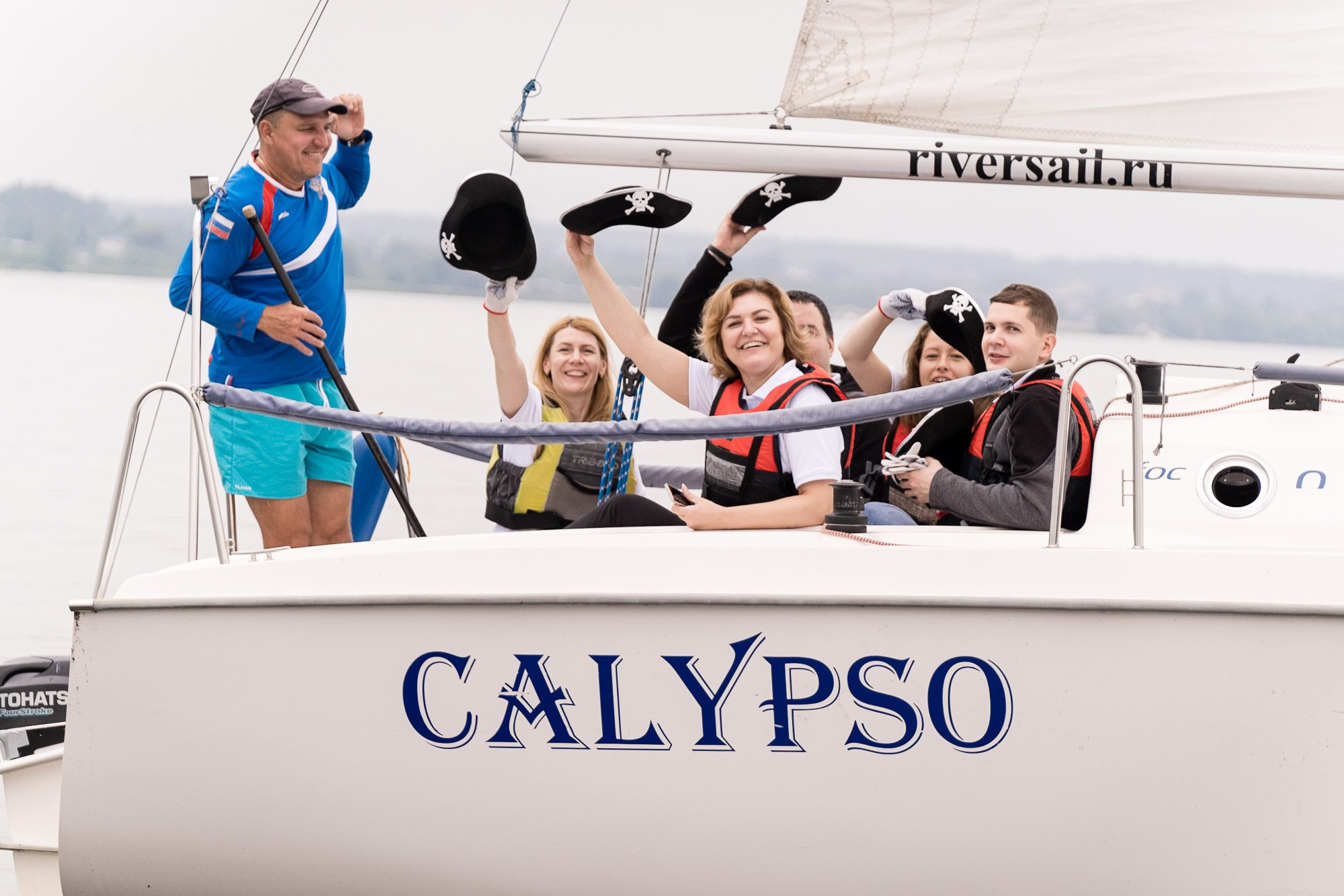 Корпоративная парусная регата Evraz. Репортажный фотограф Денис Тихомиров. Москва