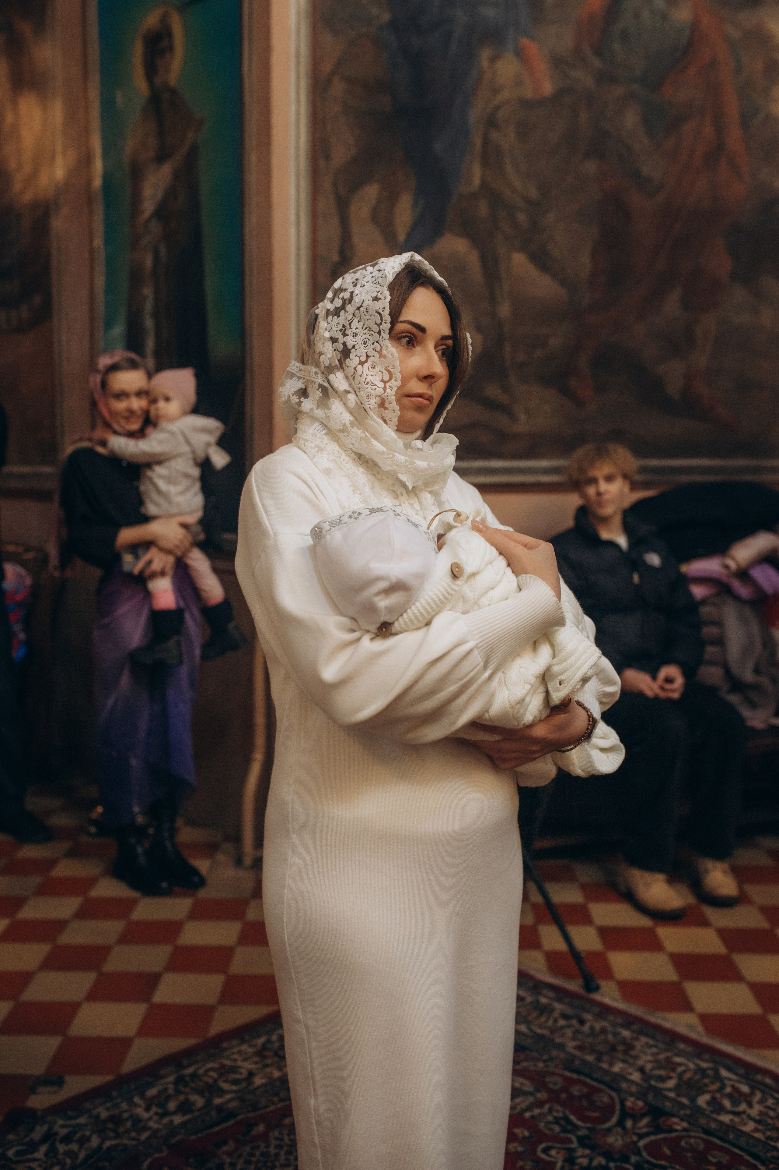 Крещение Михаил. Семейный и домашний фотограф в Москве и МО Королева Валерия