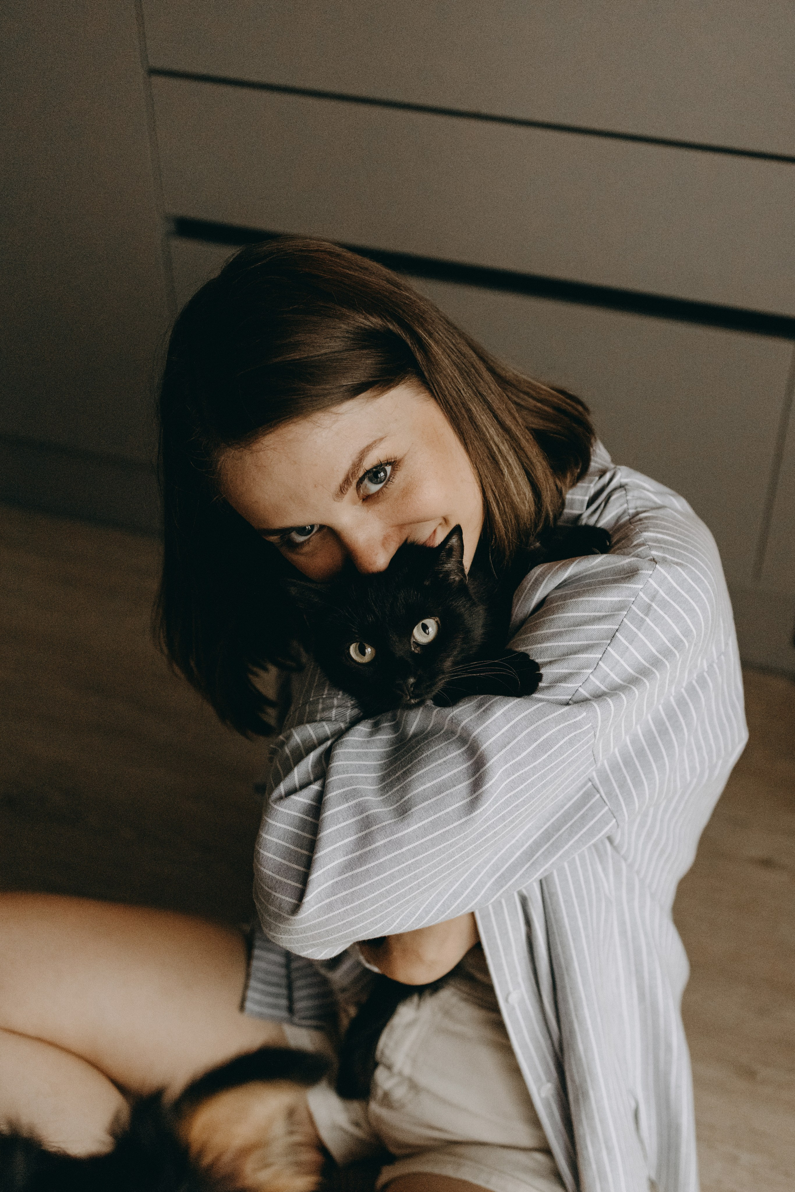 Настя, Никита и их Гром и Мяу. Фотограф — Анималист | Санкт-Петербург