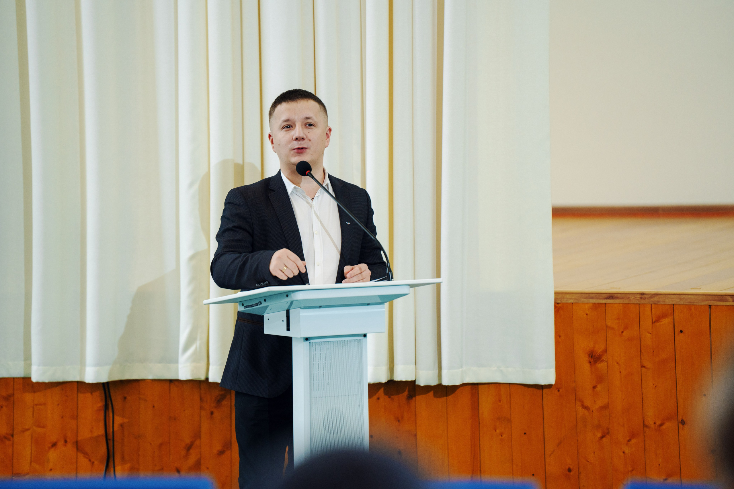 Лекция по киберспорту в школе № 2, п. Энем