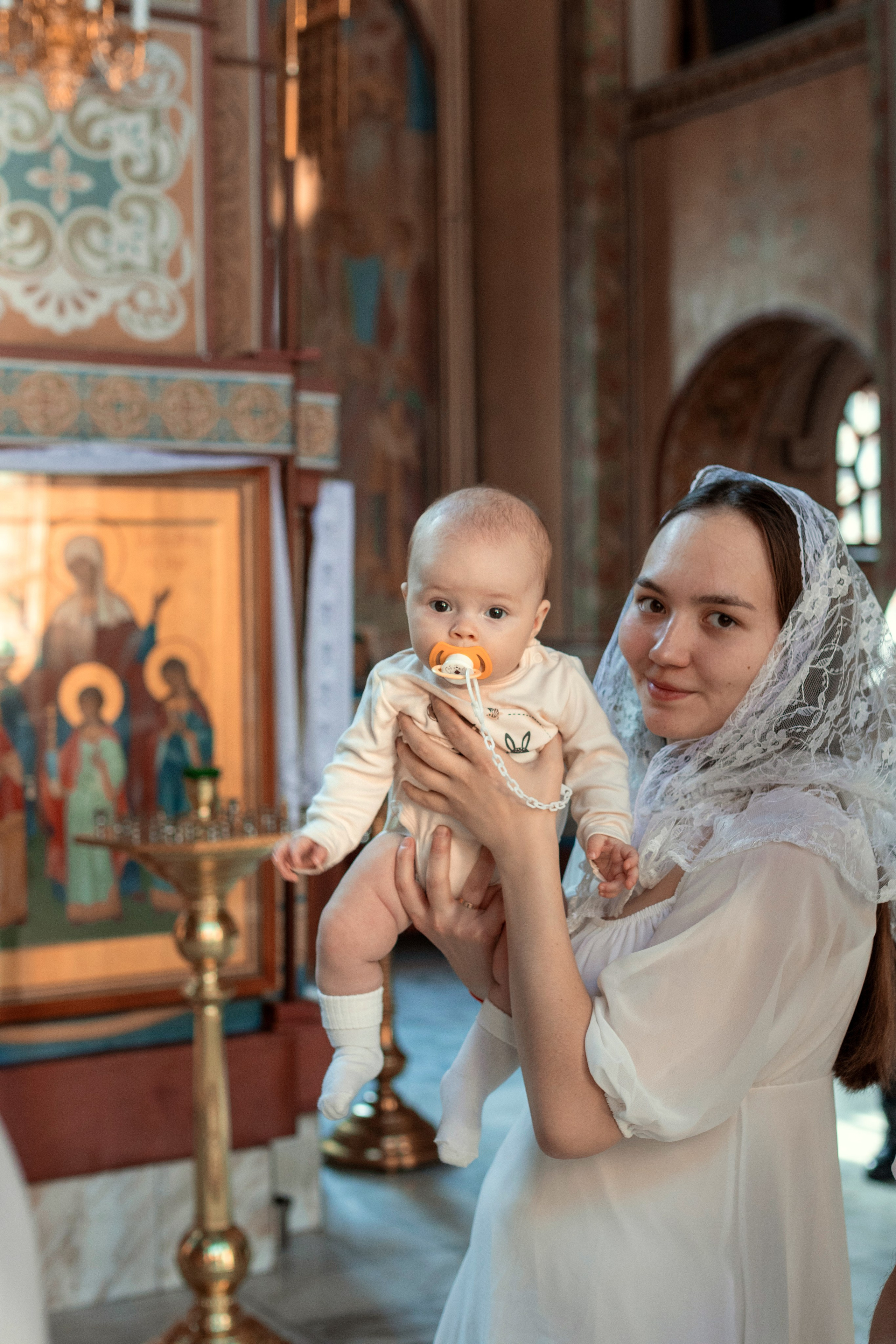 Таинство Крещения Станиславы. ТОП Фотограф на Крещение и Венчание Железногорск Алексей Мещеряков