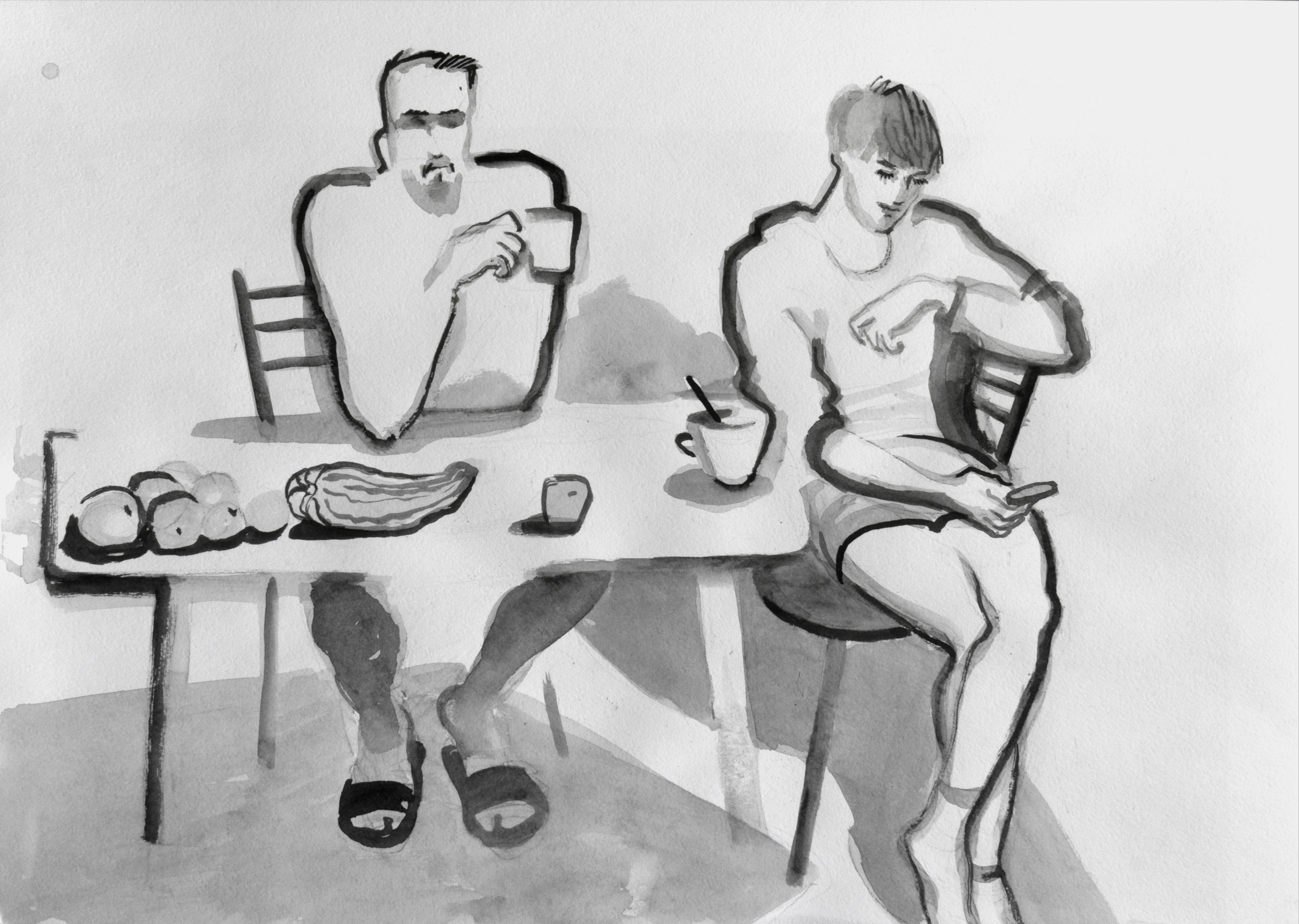 Портреты. Графика. Ольга Васильева художник в Санкт-Петербурге