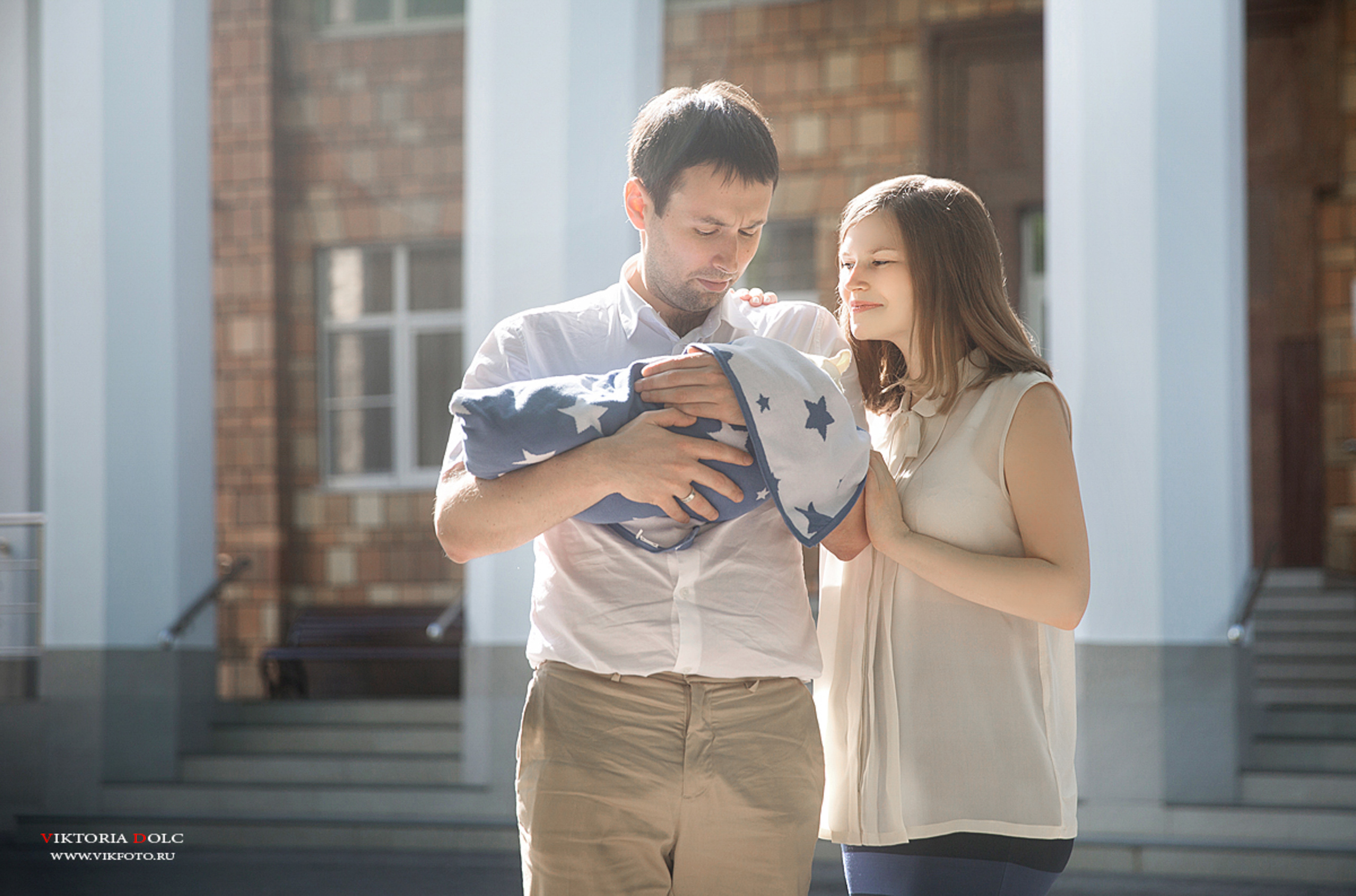 Выписка из роддома. Семейный и детский фотограф в Москве и МО Виктория Иваненко