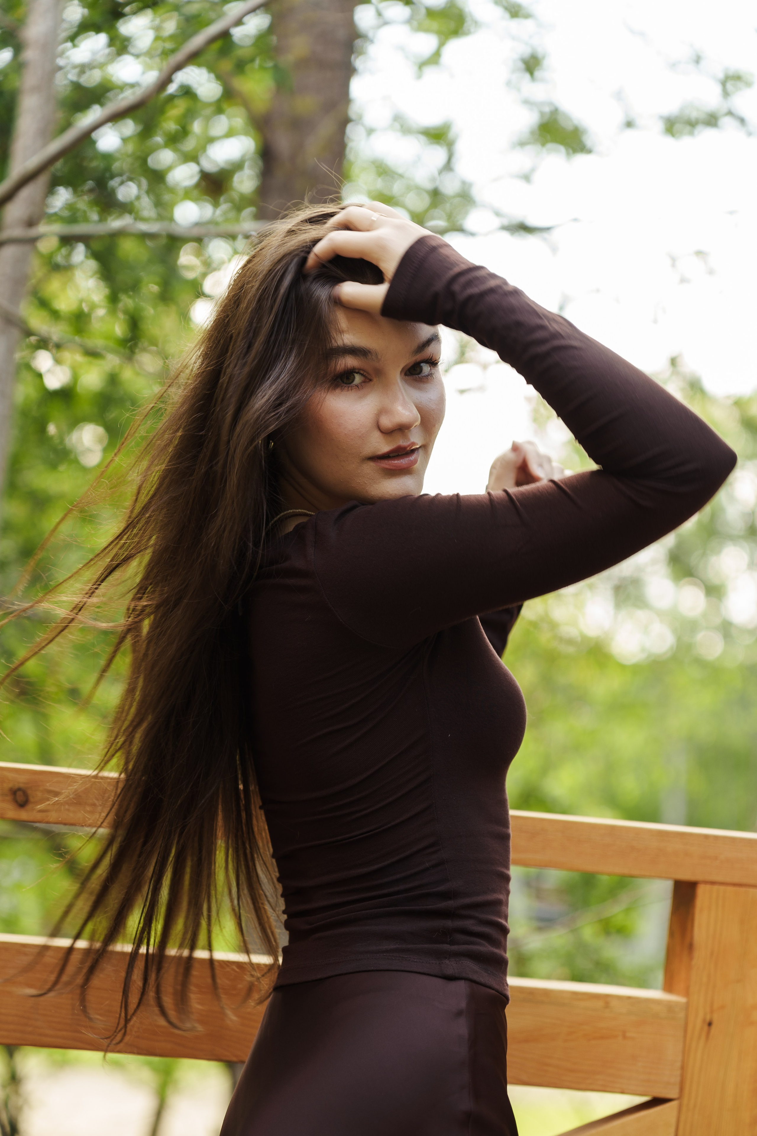 Дневная уличная фотосессия девушки в парке. Репортажный, свадебный и портретный фотограф в Казани | Ринат Миниханов