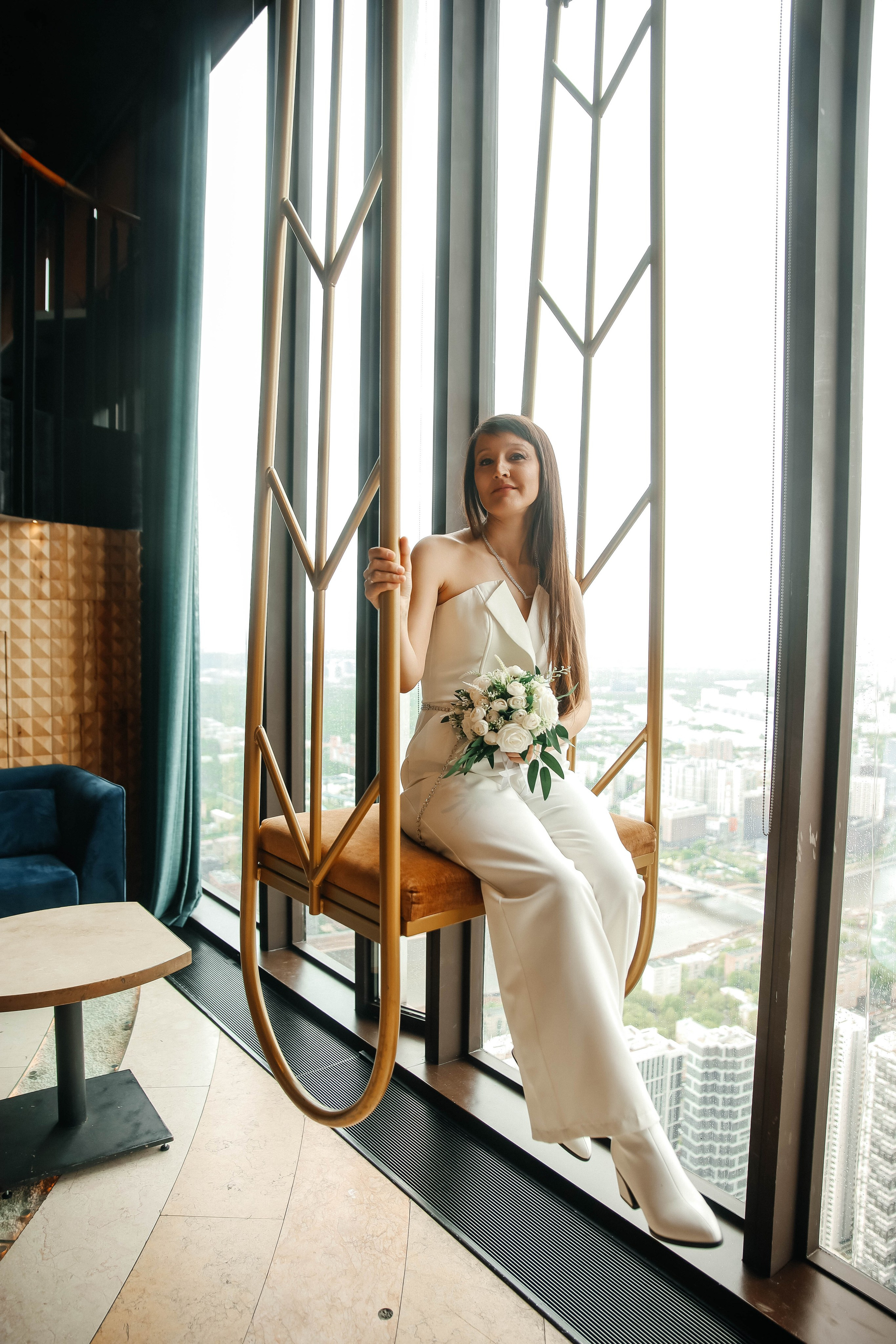 Свадебная фотосессия в Загсе Москва-Сити. Свадебный и семейный фотограф в Москве