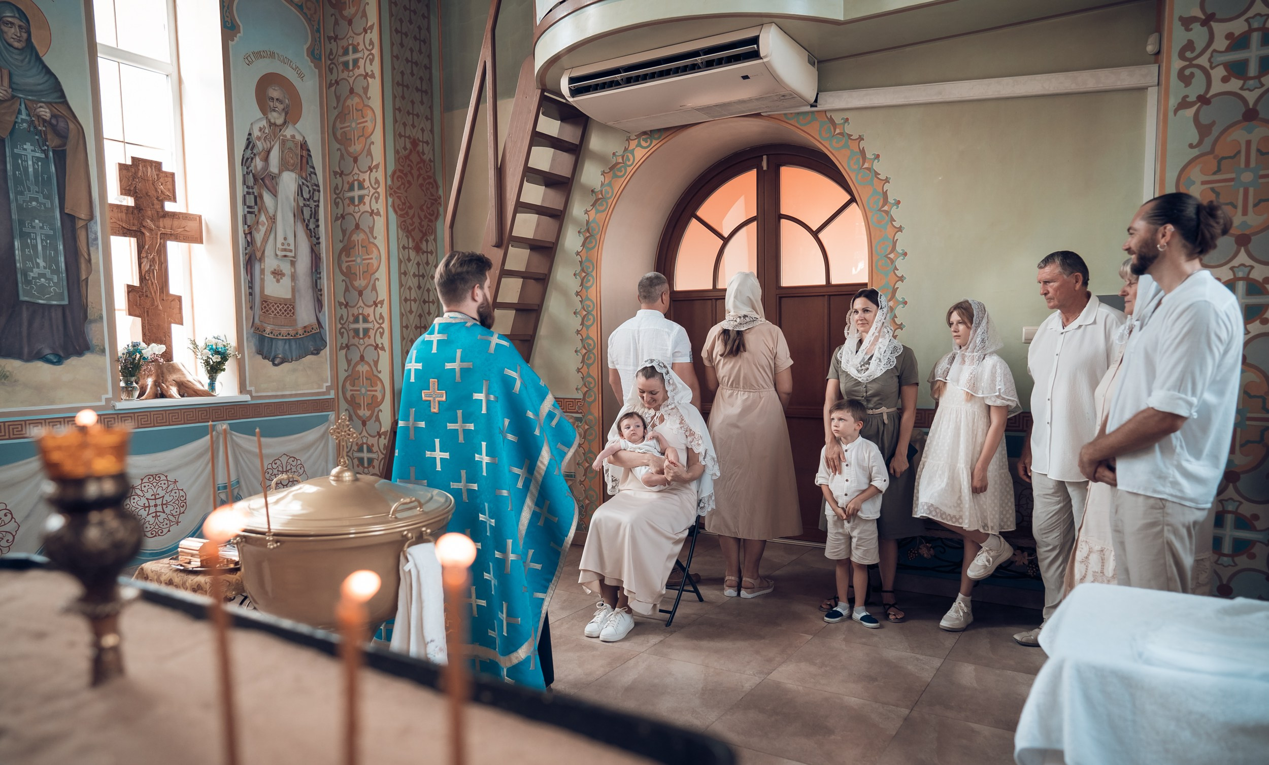 Крещение в храме ап.Андрея Первозванного. Церковный фотограф Севастополь