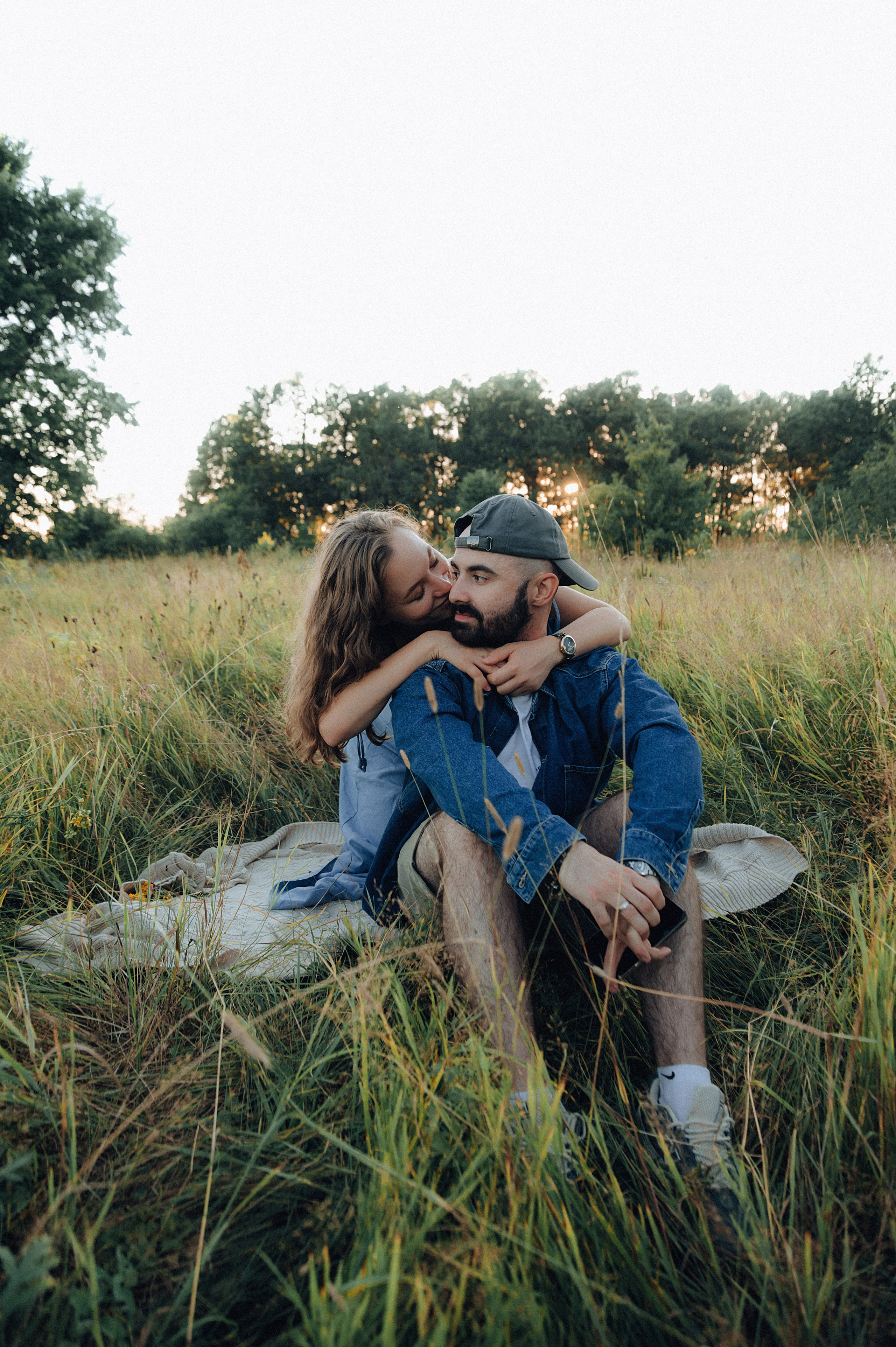 Лес.закат.Вика и Денис. Детский и семейный фотограф Катерина Мишина