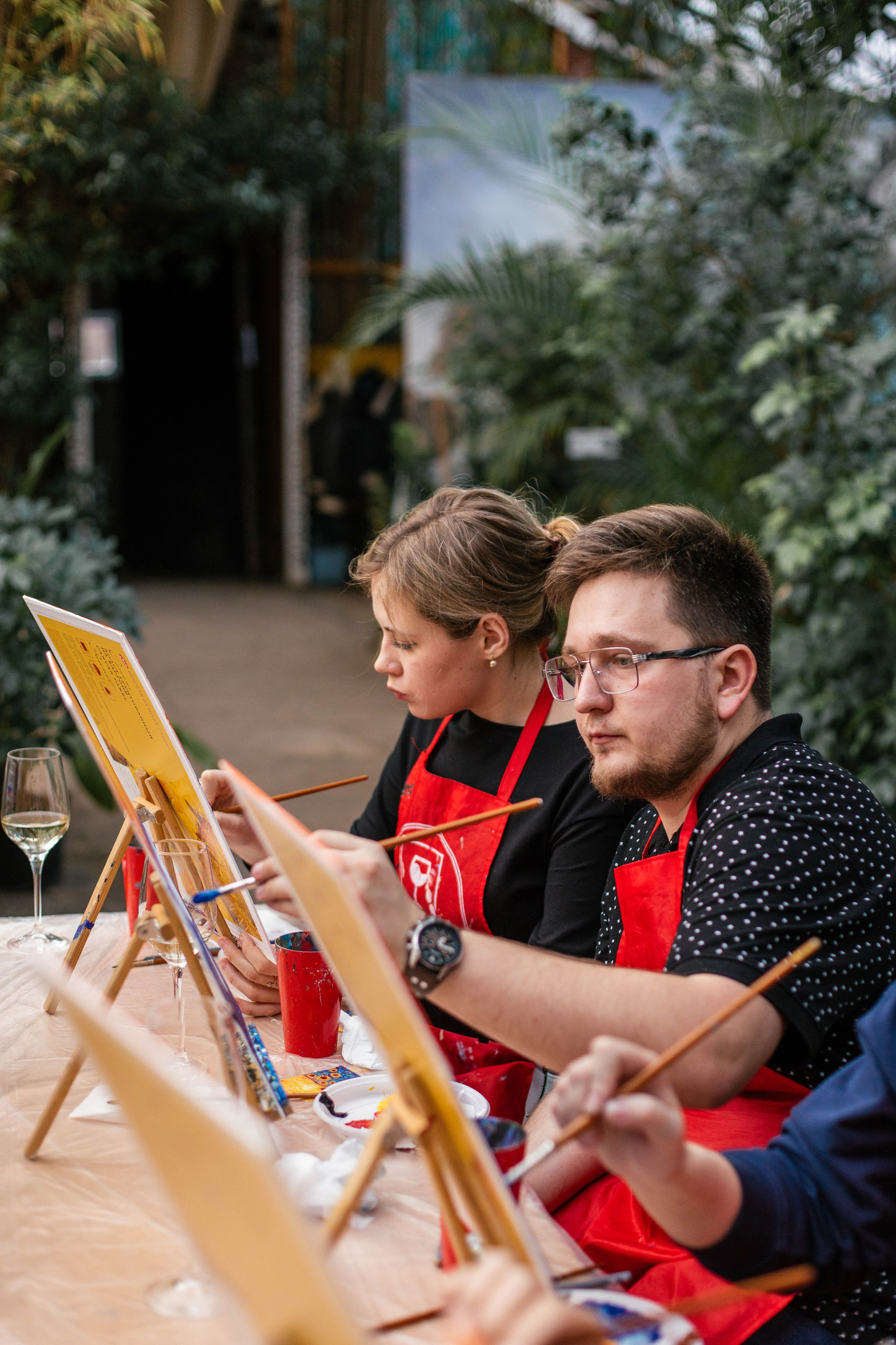 Без бокала нет Шагала. Искусство и вино в Ботаническом саду. Фотограф Анна Чернигова