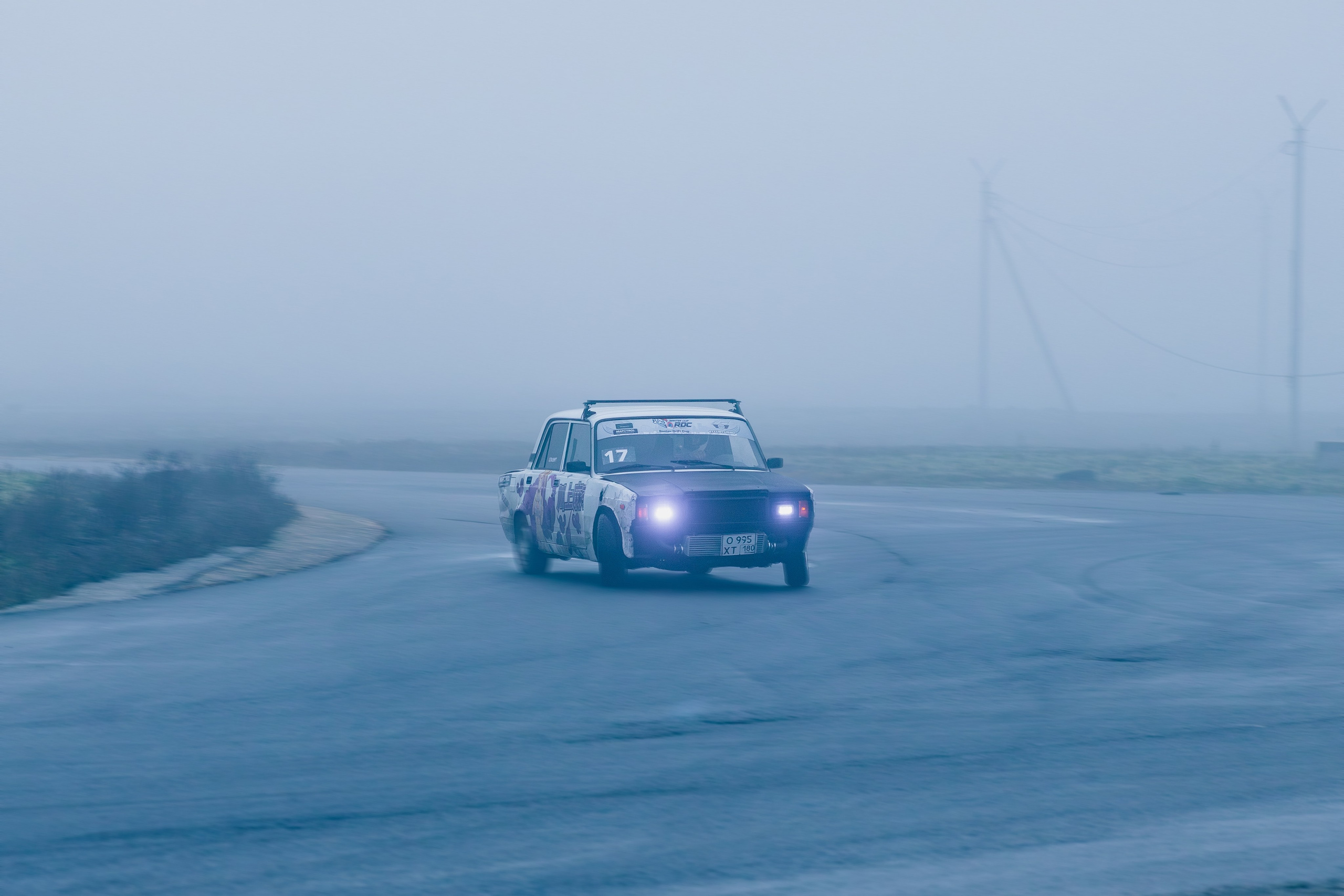 Фотосъёмка профессионального зимнего дрифта в Ростове-на-Дону. Портретный фотограф в Ростове-на-Дону Антон Казарин