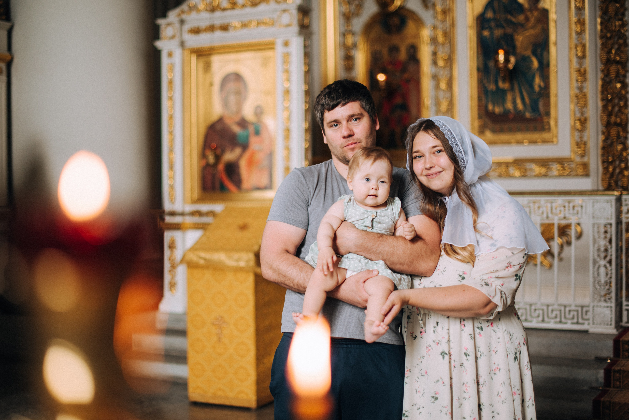 Таинство Крещения. Фотограф новорожденных и детей до года в Санкт-Петербурге
