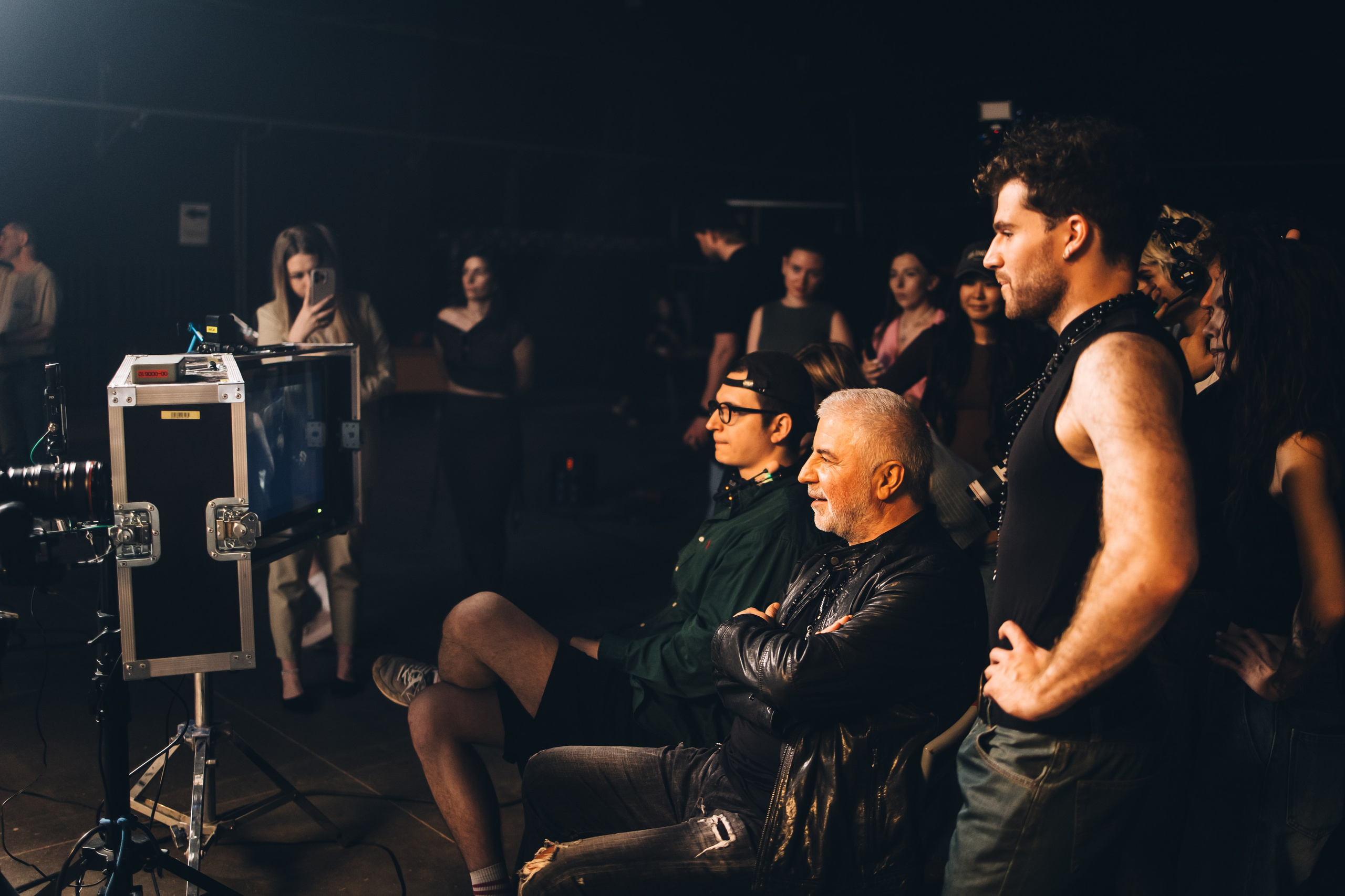 Soso Pavliashvili & Leo Kandelaki backstage, Moscow, Russia. Anna Atayan Photographer