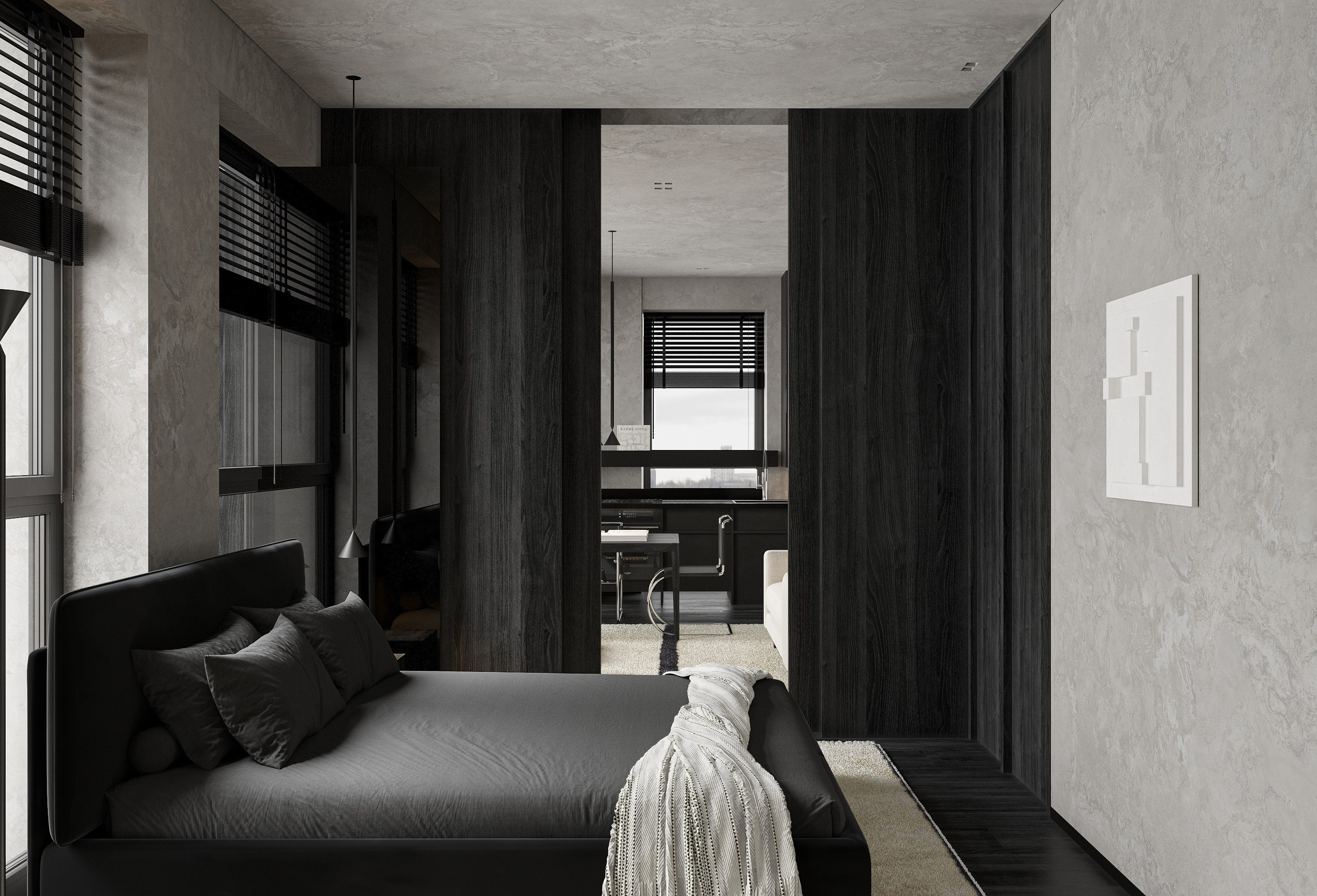 3д визуализации кв. 70 м² г.Москва. Ксения. 3D‑визуализатор